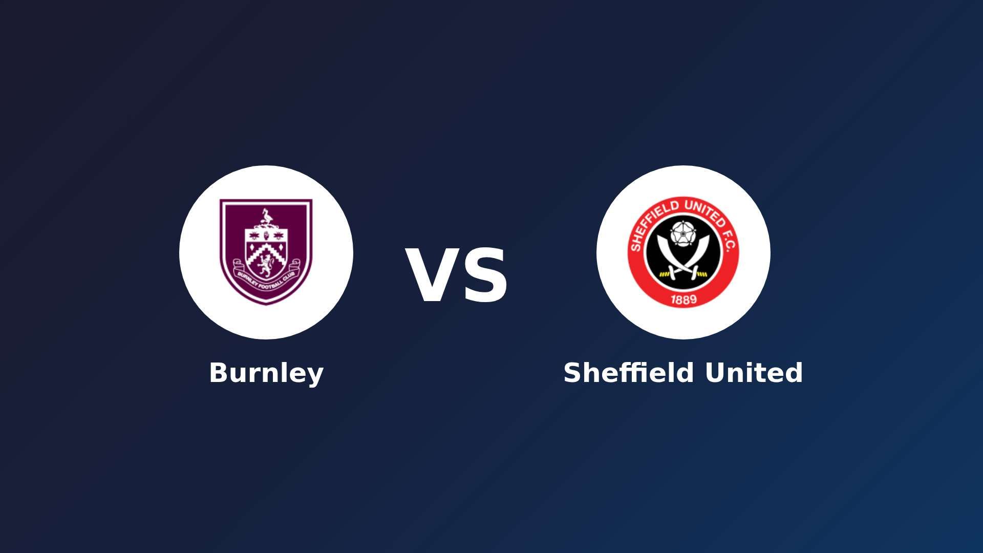 Burnley vs Sheffield United