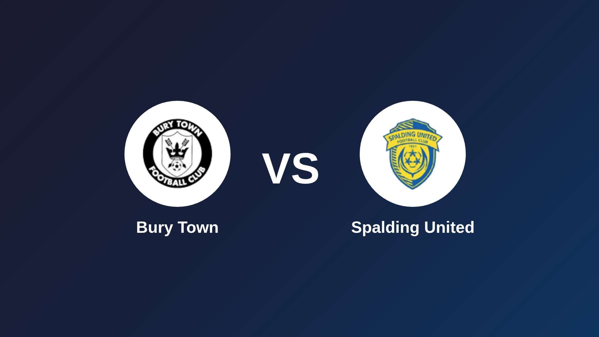 Bury Town vs Spalding United