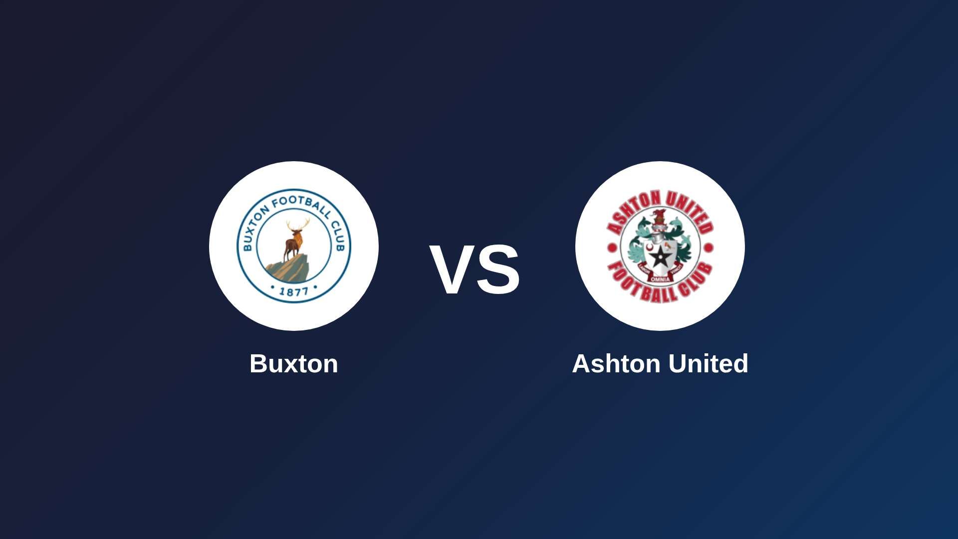 Buxton vs Ashton United