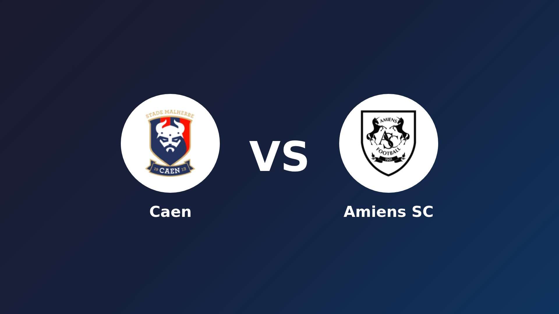 Caen vs Amiens SC