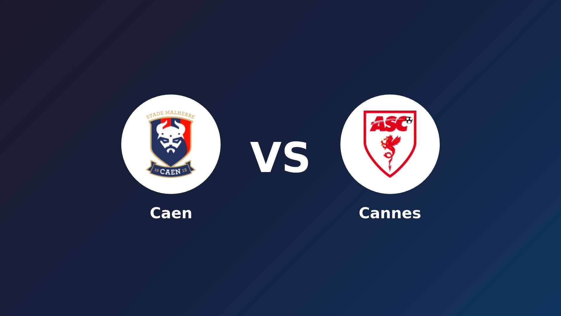 Caen vs Cannes