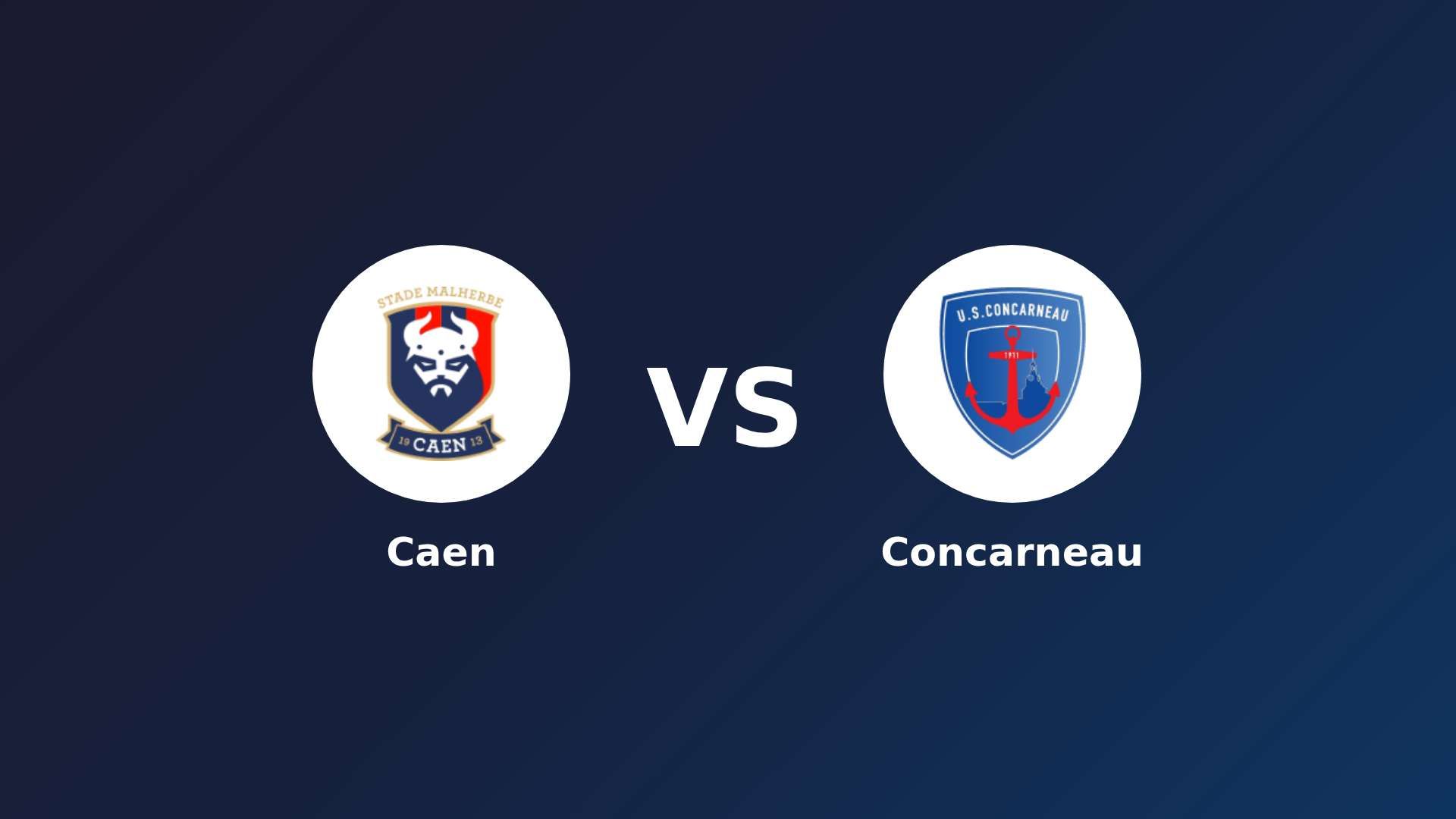 Caen vs Concarneau