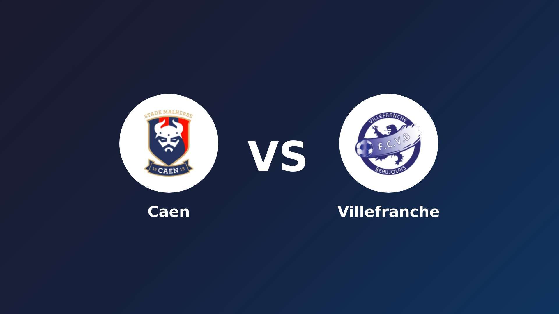 Caen vs Villefranche