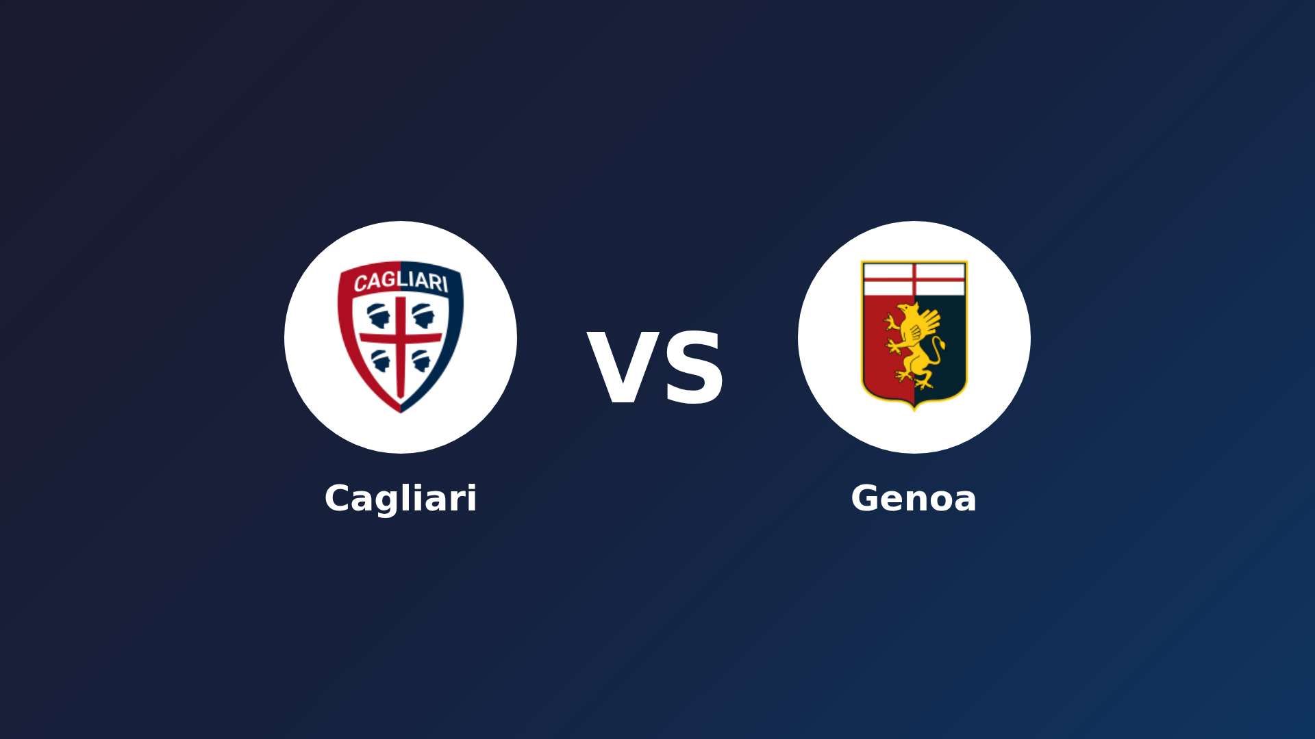 Cagliari vs Genoa