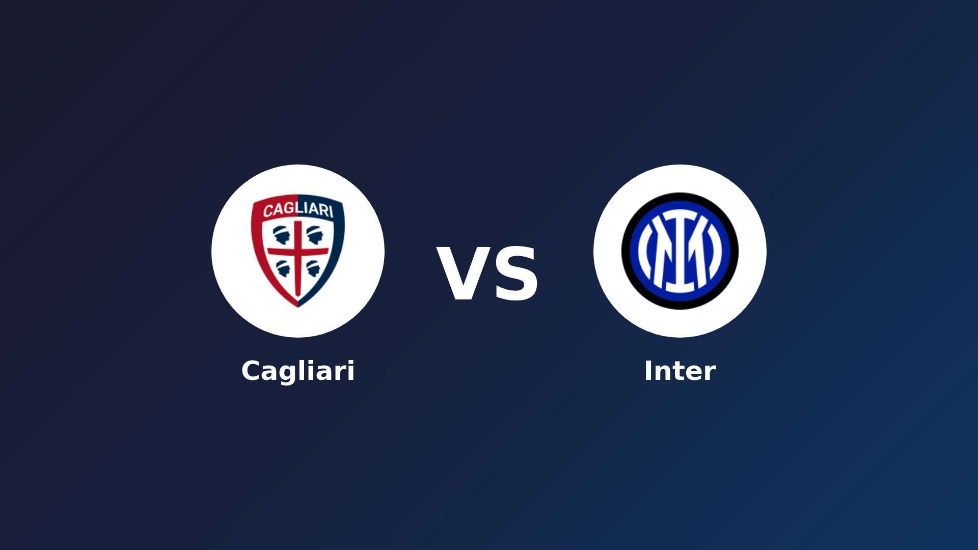 Cagliari vs Inter