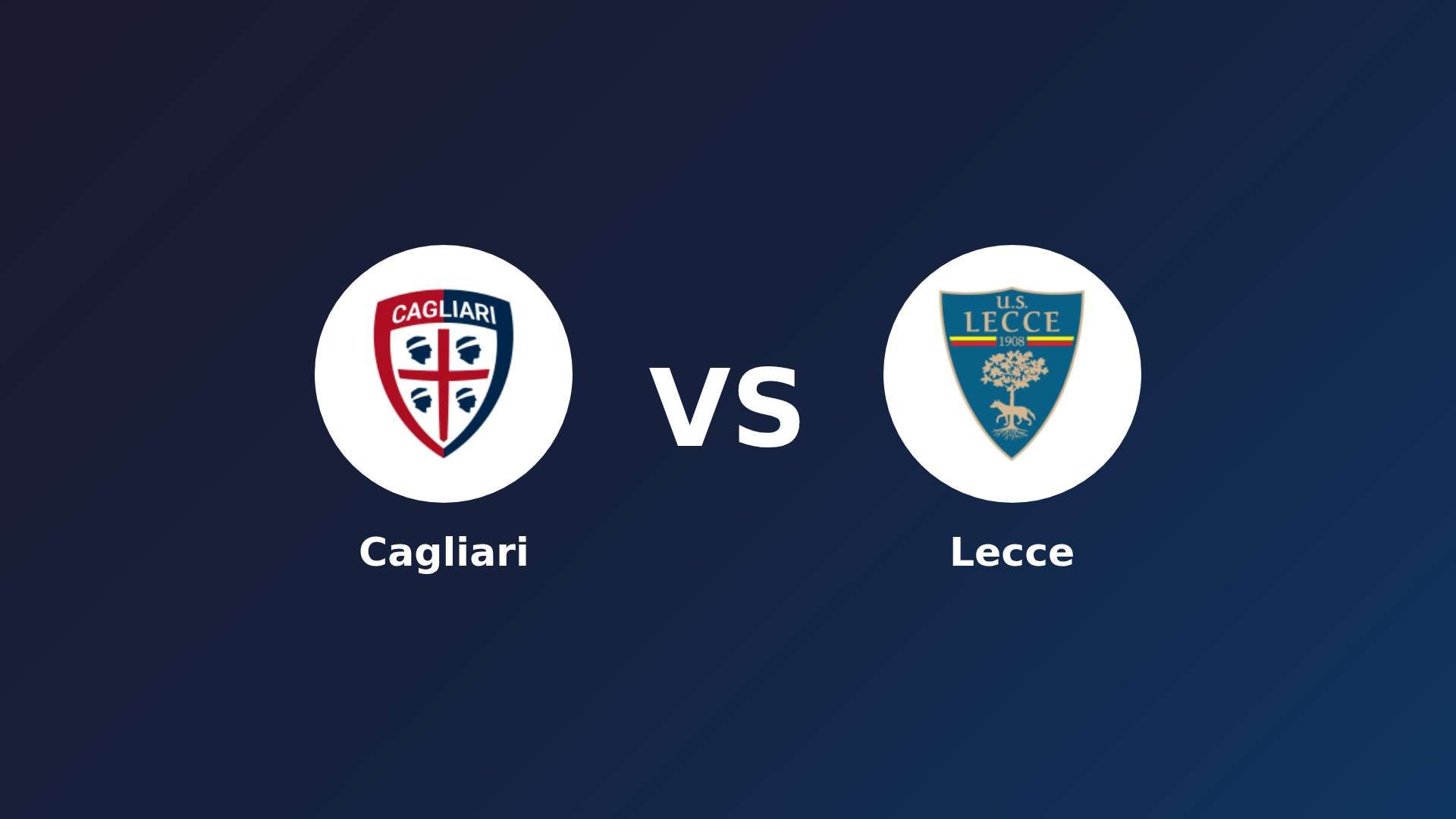 Cagliari vs Lecce
