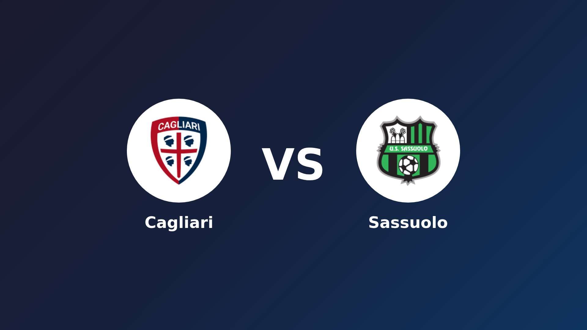Cagliari - Sassuolo