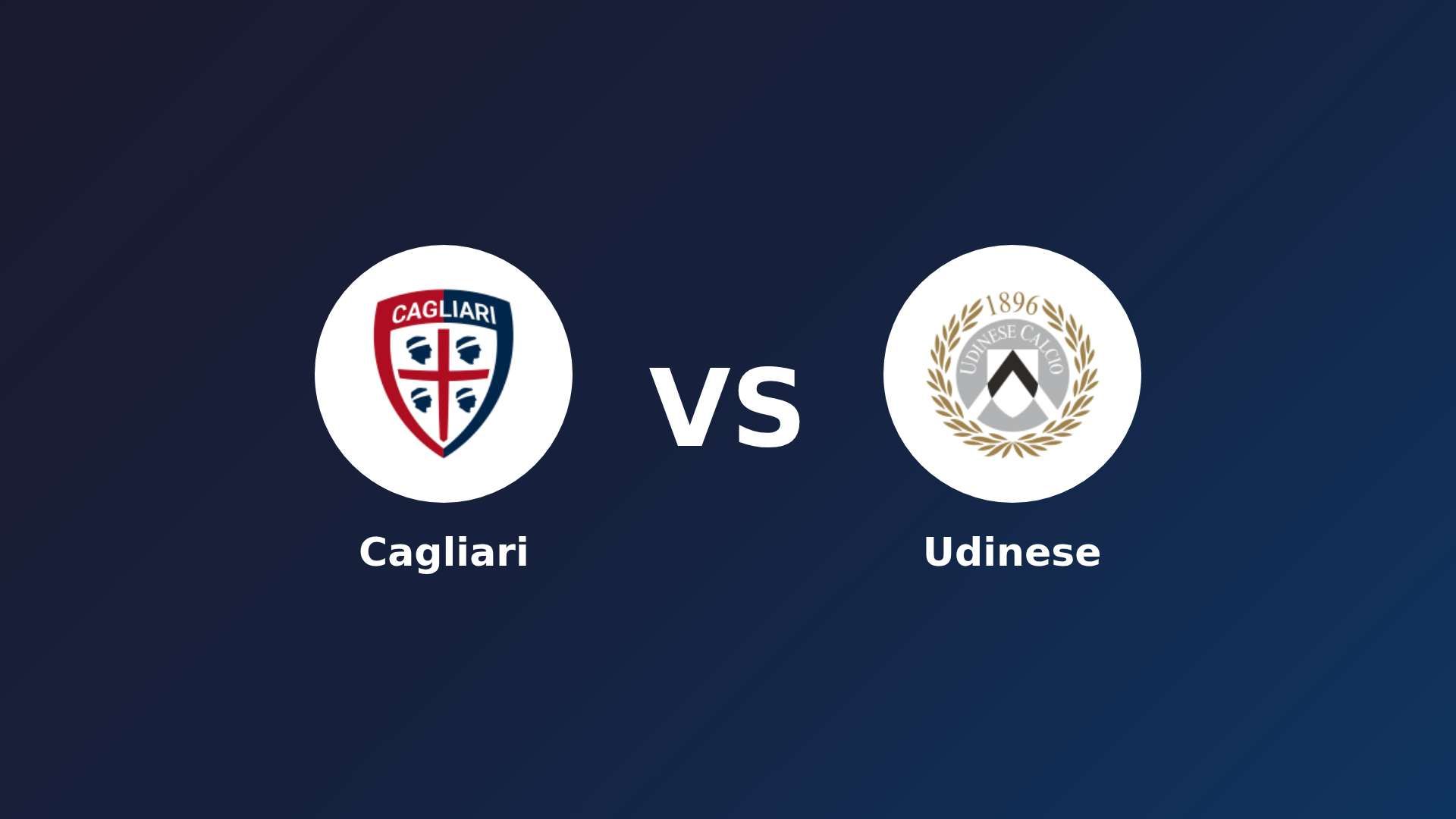 Cagliari vs Udinese