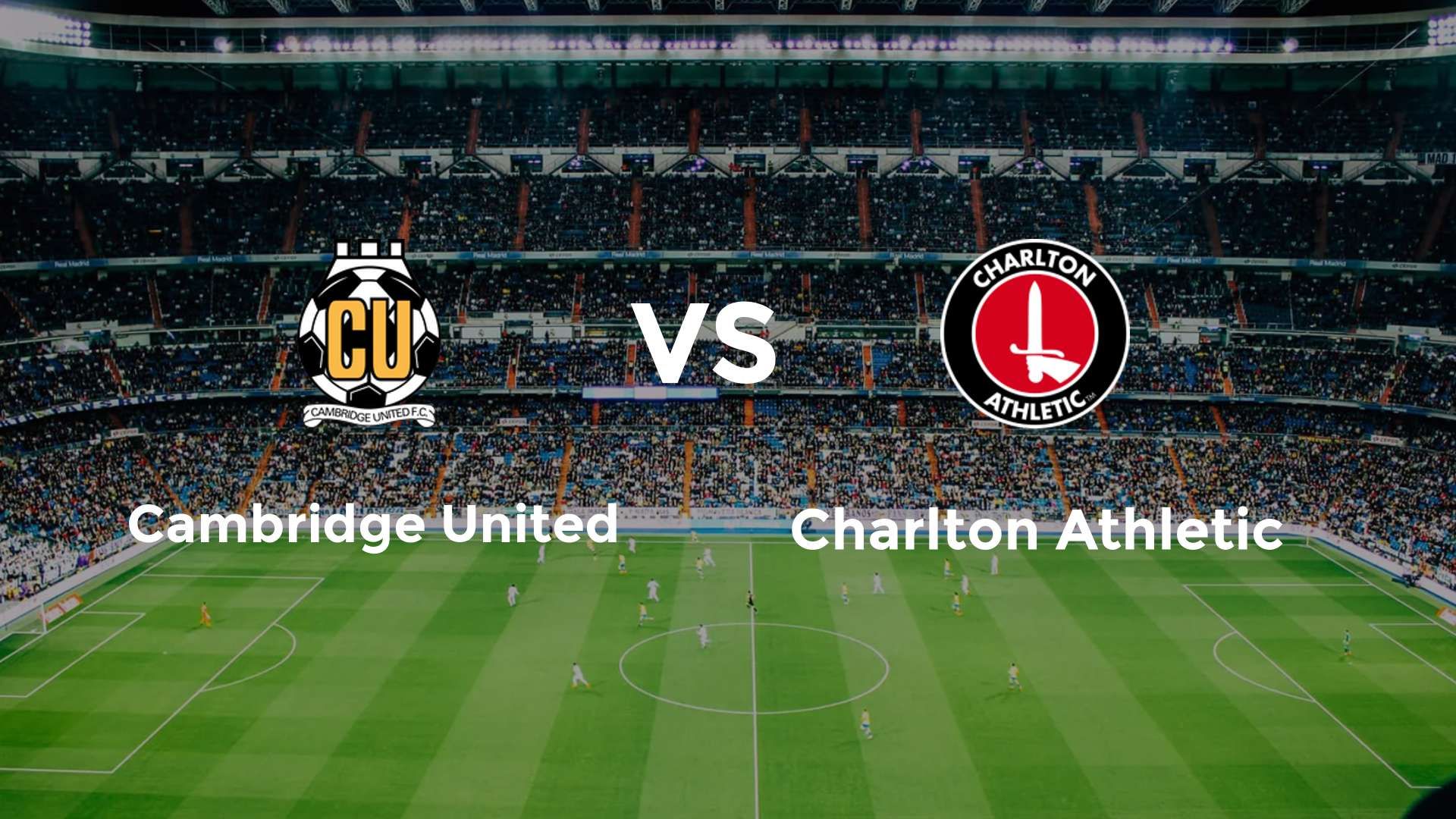 Cambridge United vs Charlton Athletic