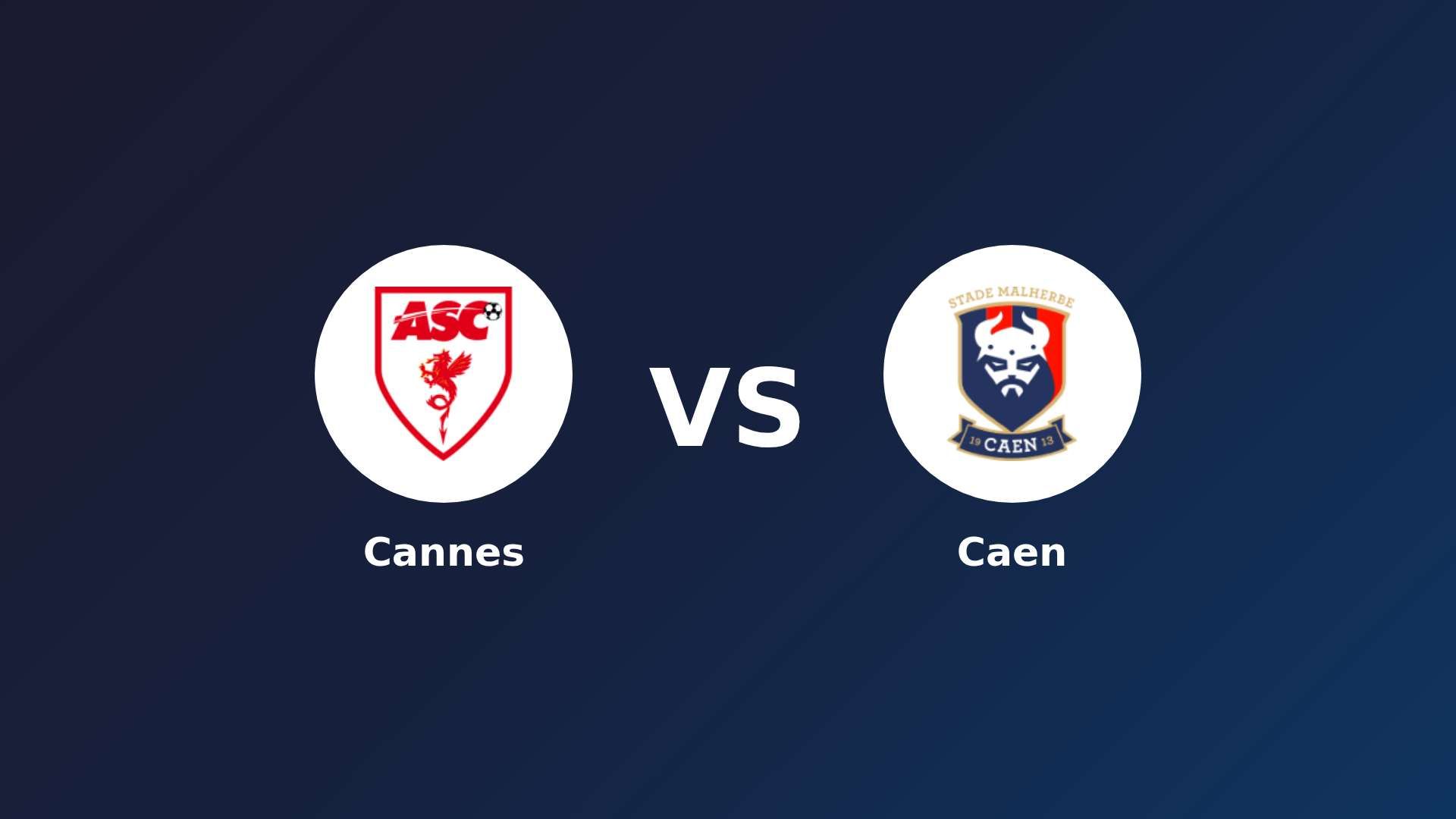 Cannes vs Caen