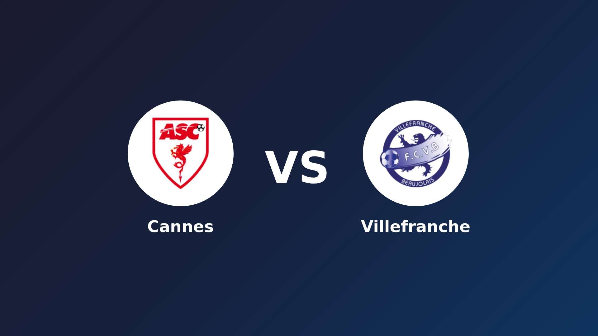 Cannes vs Villefranche