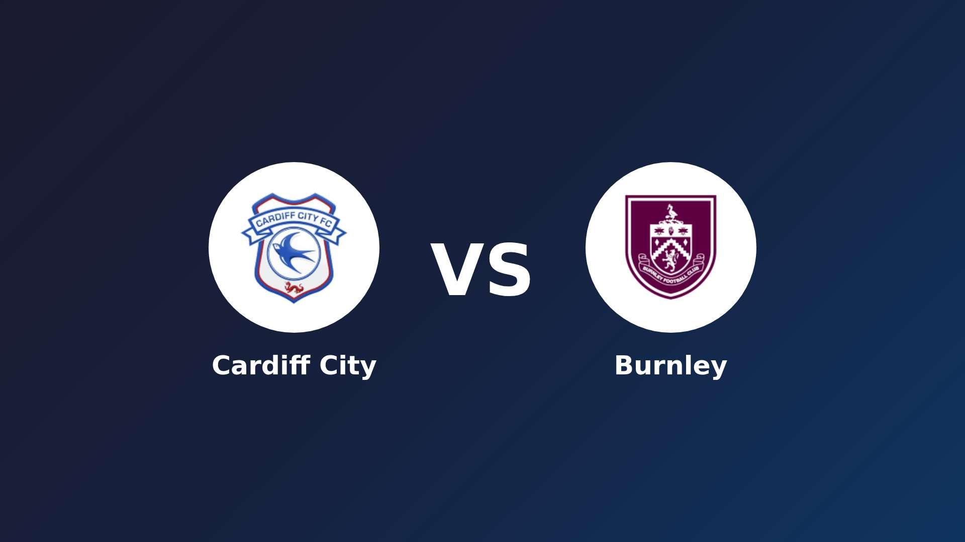 Cardiff City vs Burnley