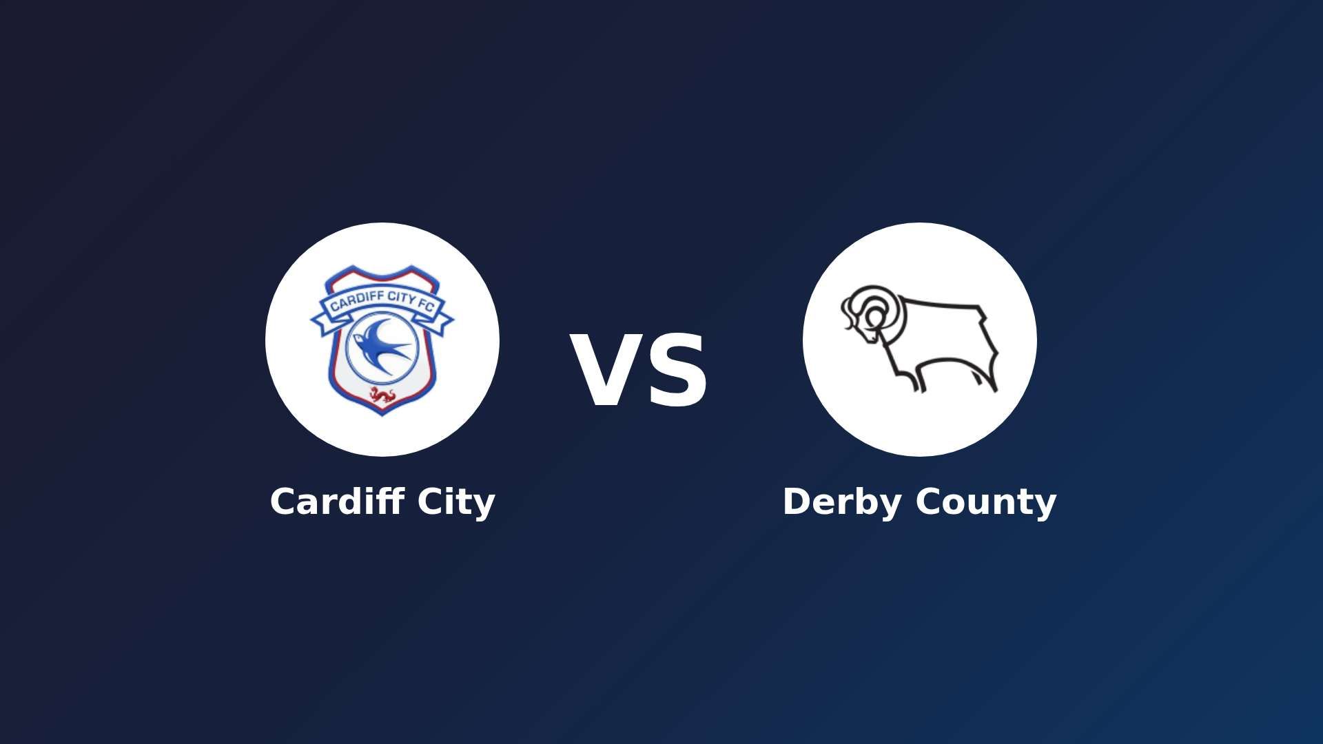 Cardiff City vs Derby County