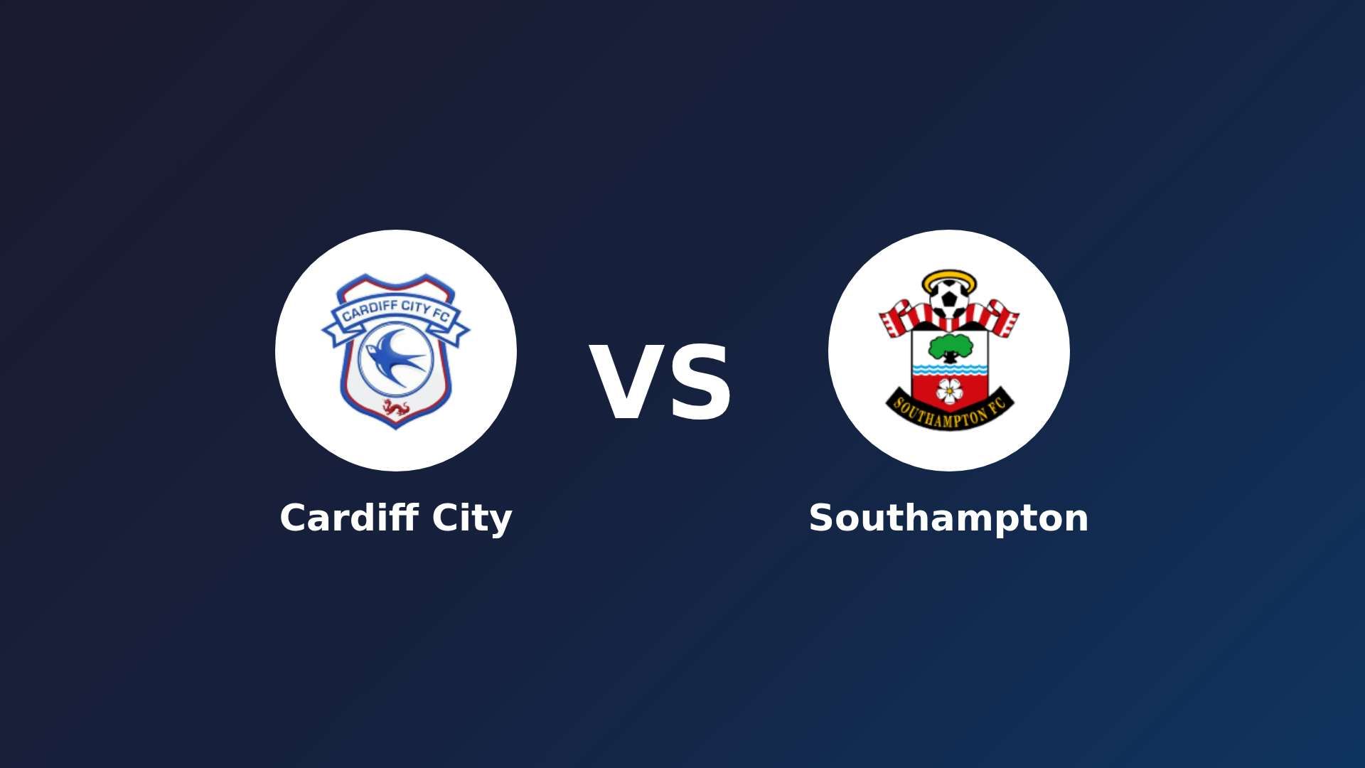 Cardiff City vs Southampton