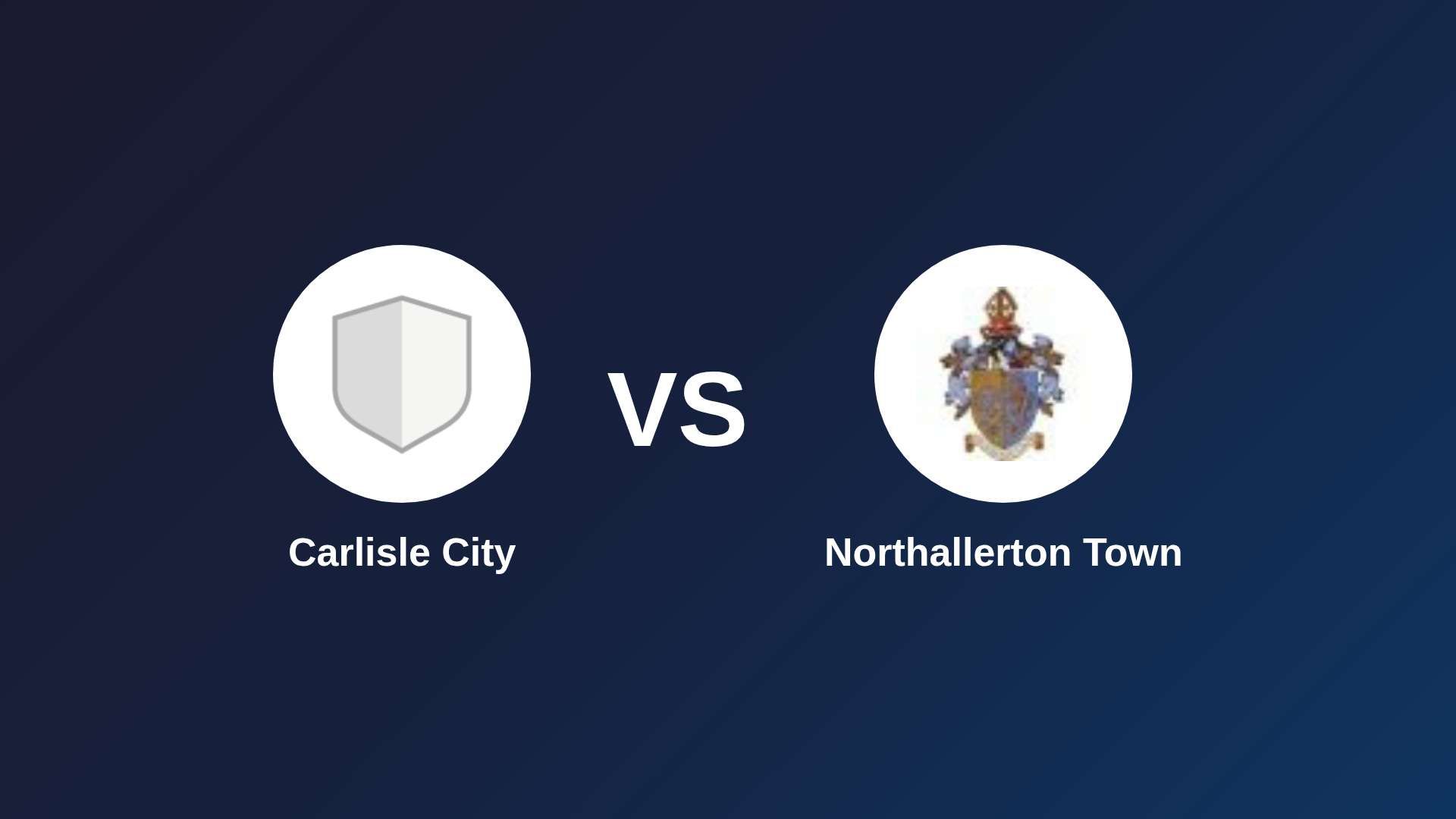 Carlisle City vs Northallerton Town