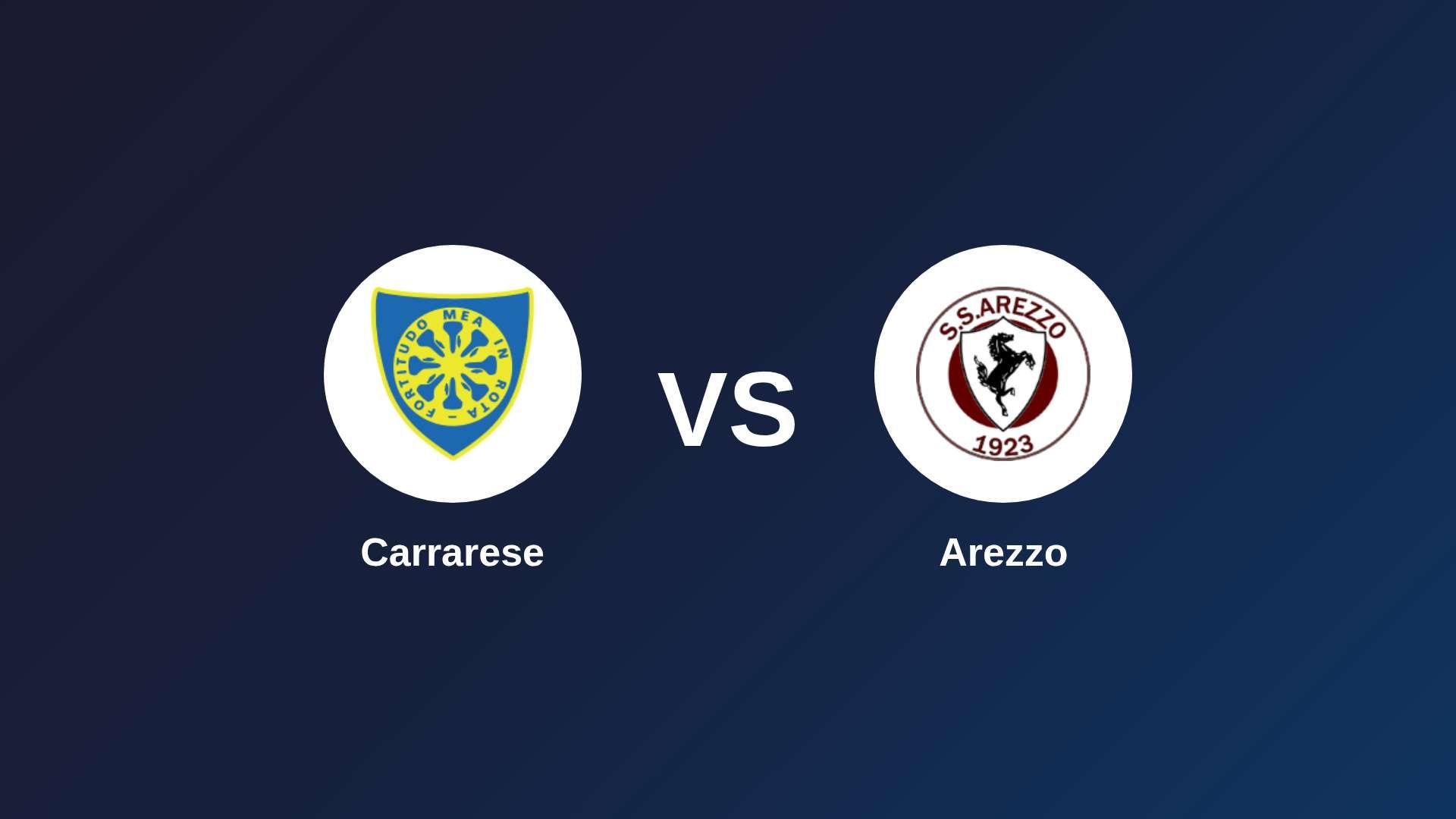 Carrarese vs Arezzo