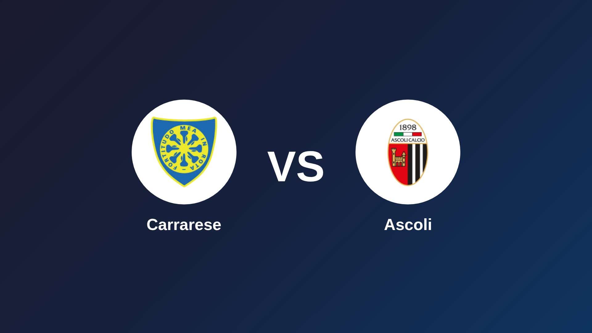 Carrarese vs Ascoli