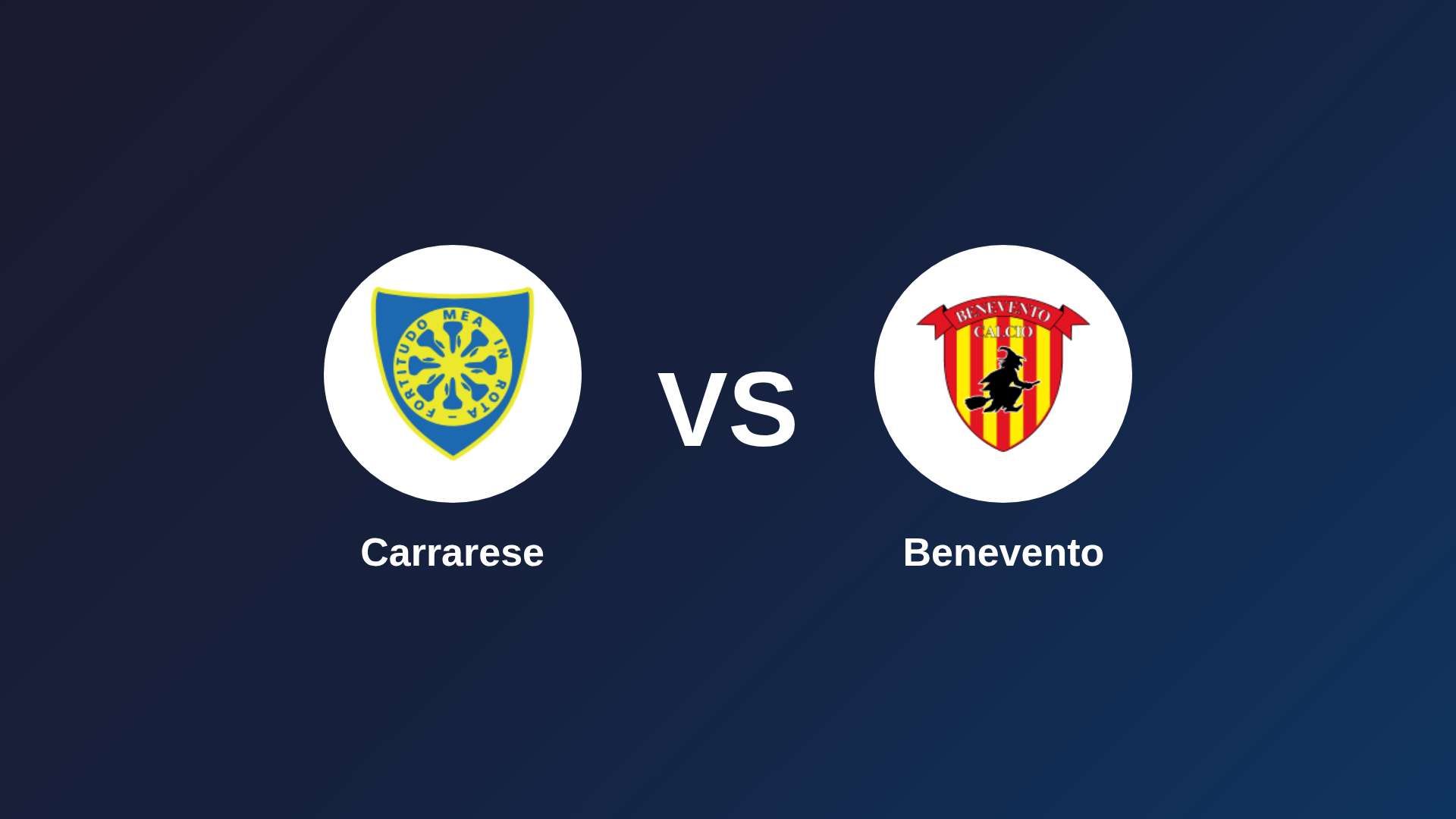 Carrarese vs Benevento