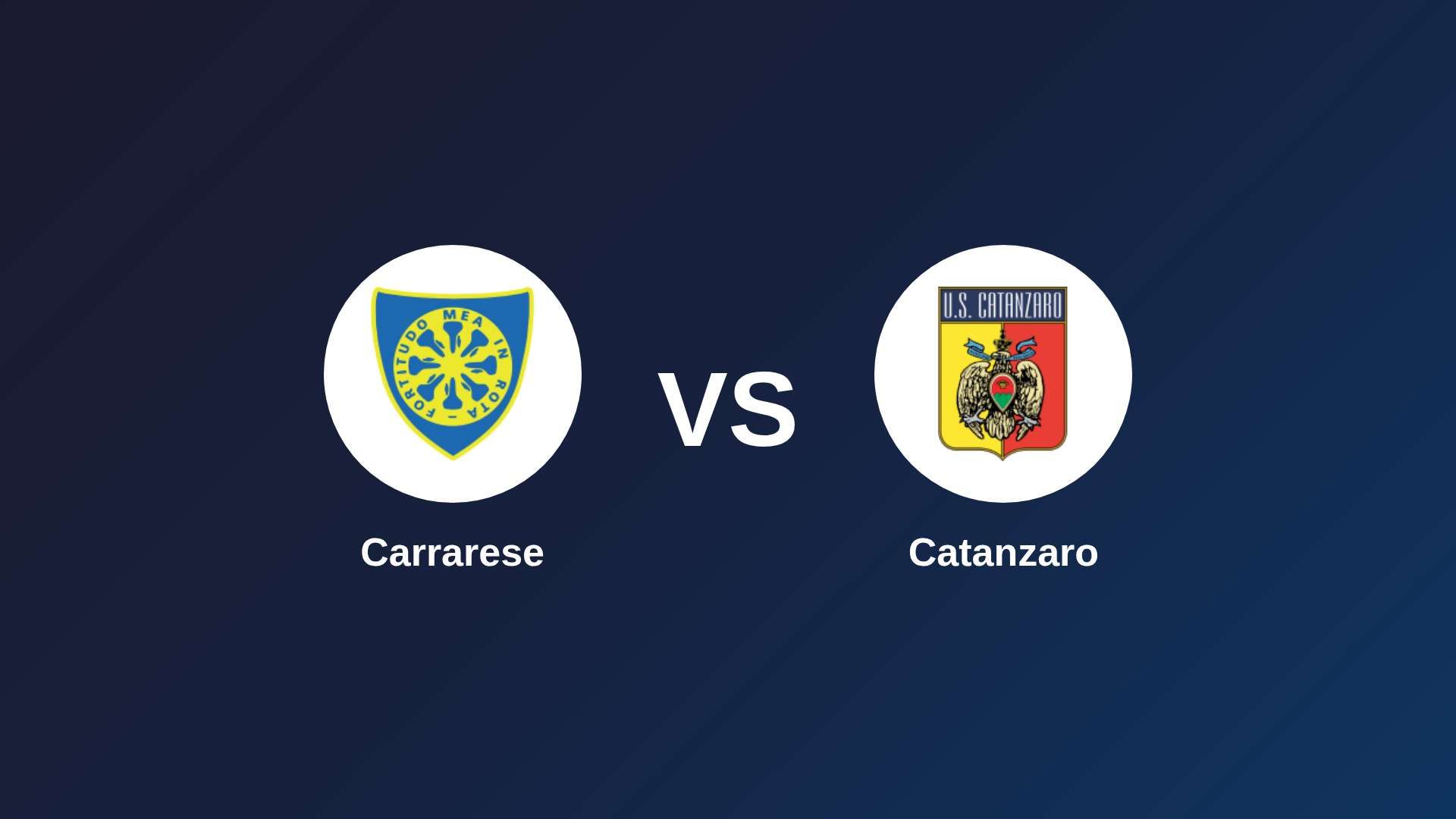 Carrarese vs Catanzaro