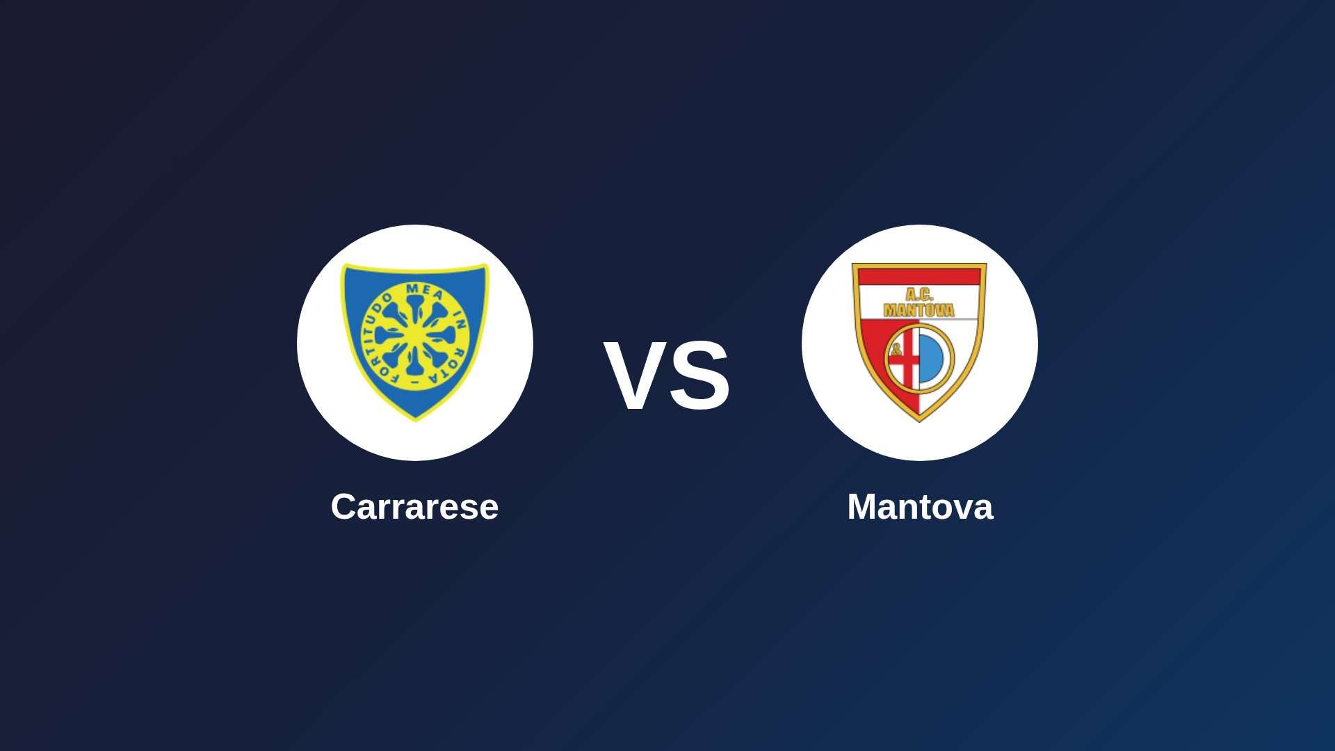 Carrarese vs Mantova