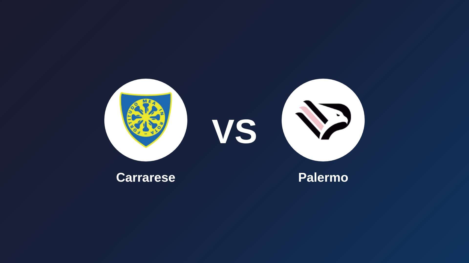 Carrarese vs Palermo