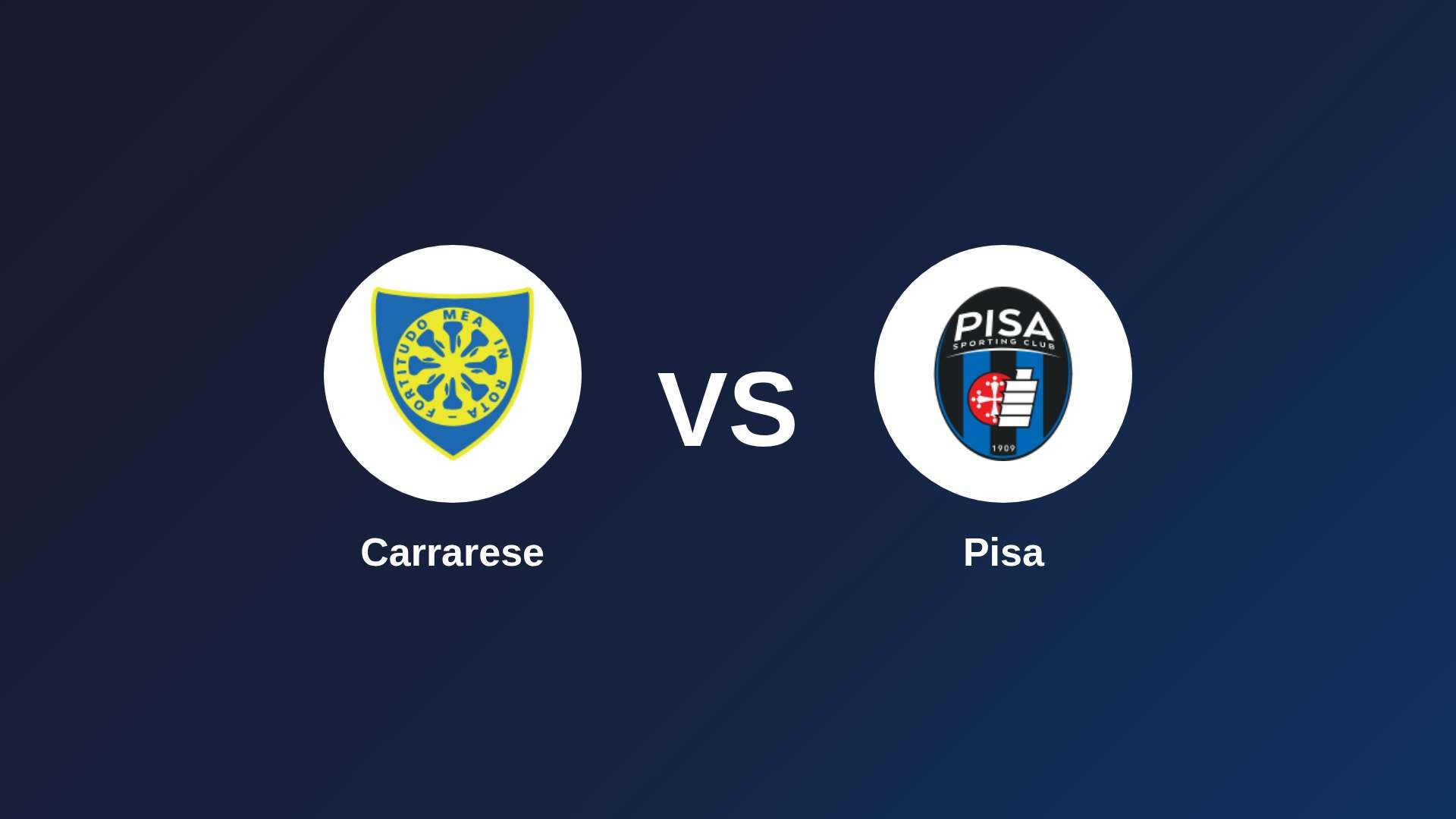 Carrarese vs Pisa