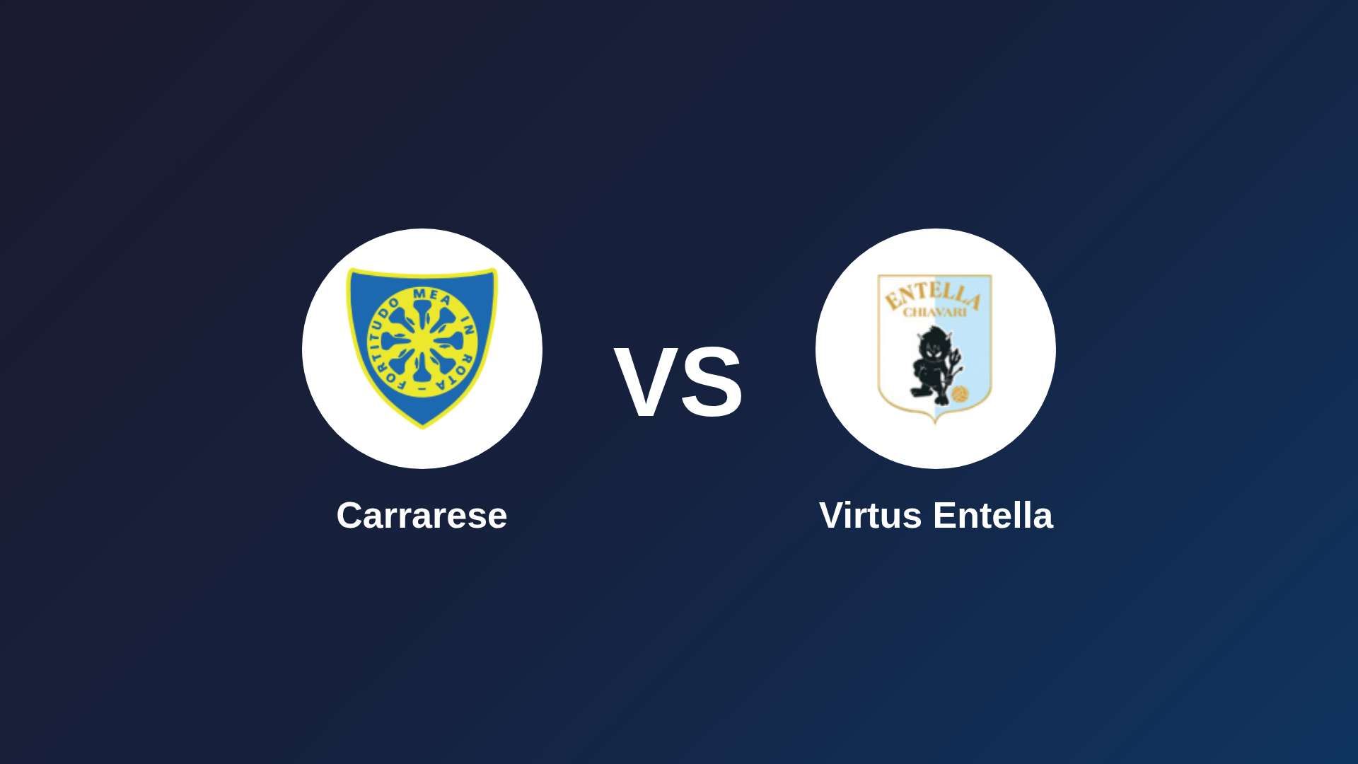 Carrarese vs Virtus Entella