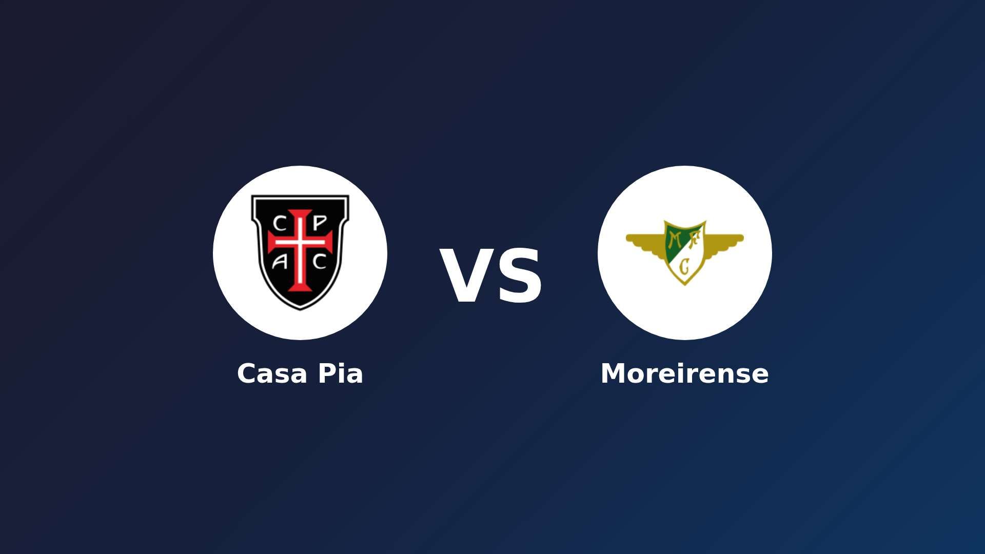 Casa Pia vs Moreirense