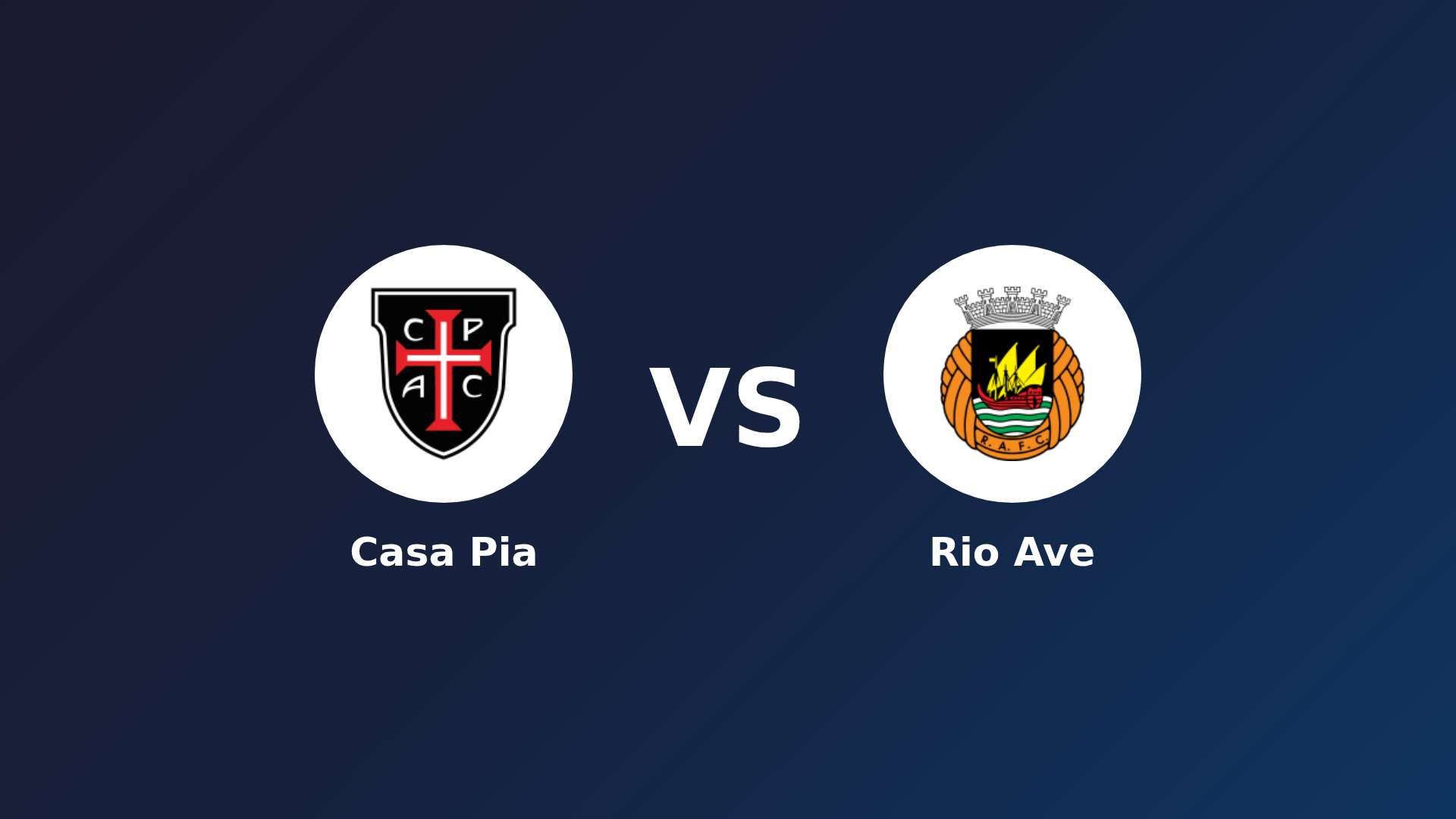 Casa Pia vs Rio Ave