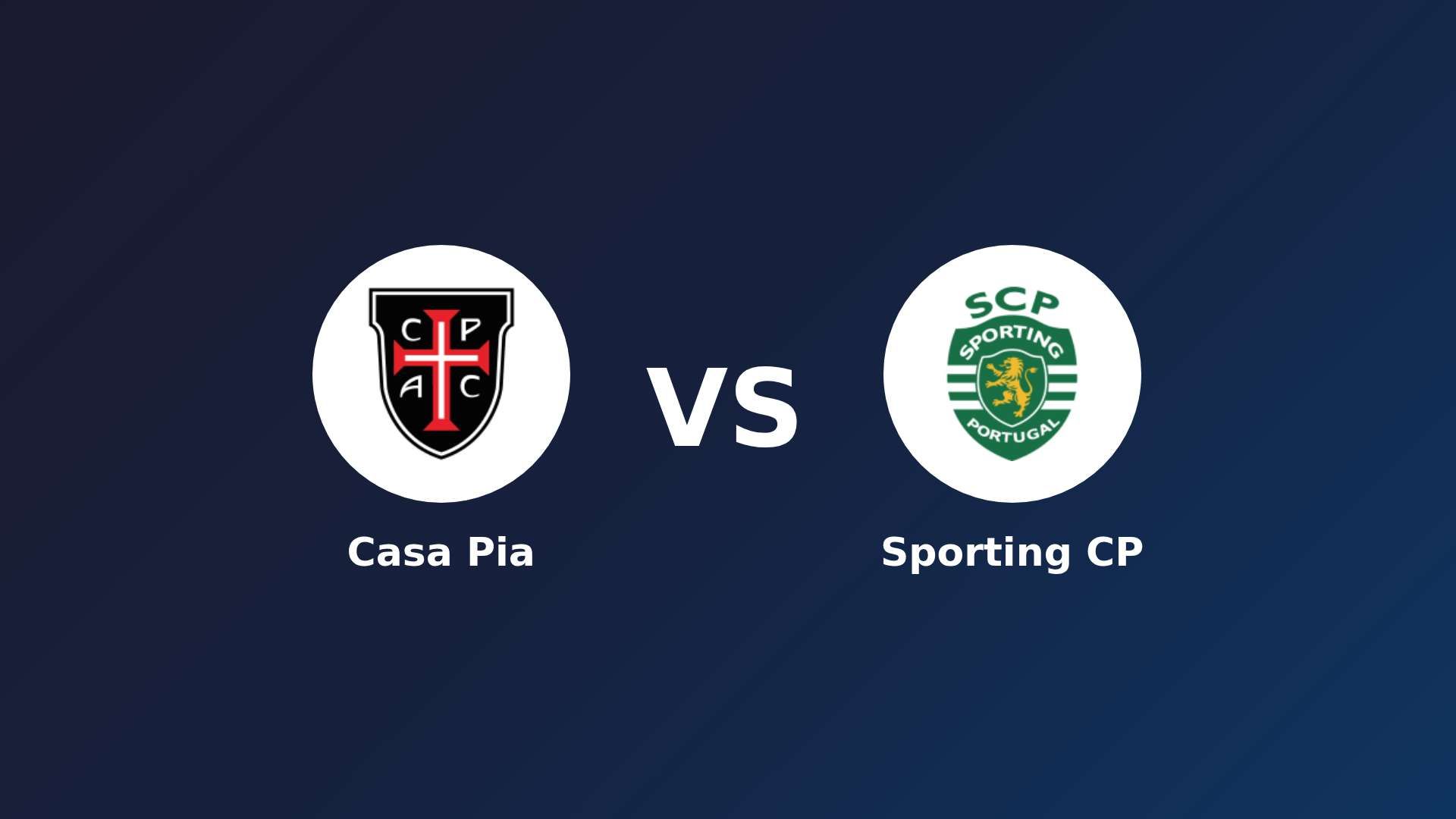Casa Pia vs Sporting CP