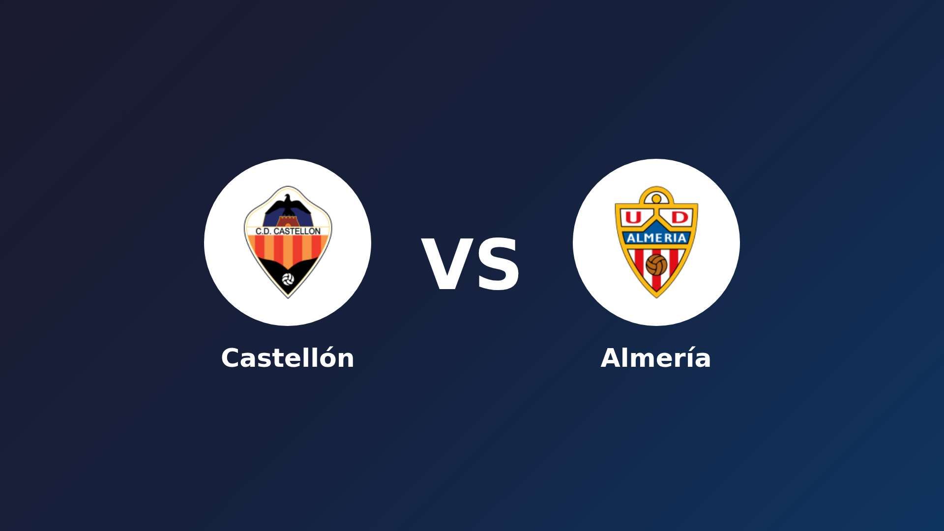 Castellón vs Almería