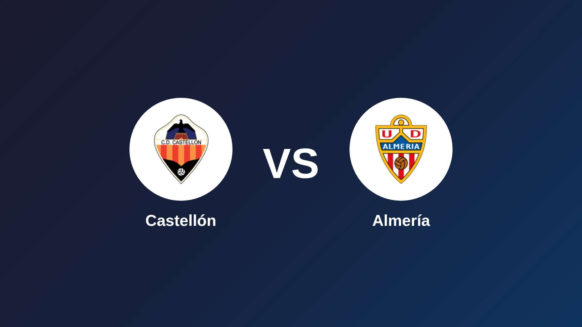 Castellón vs Almería