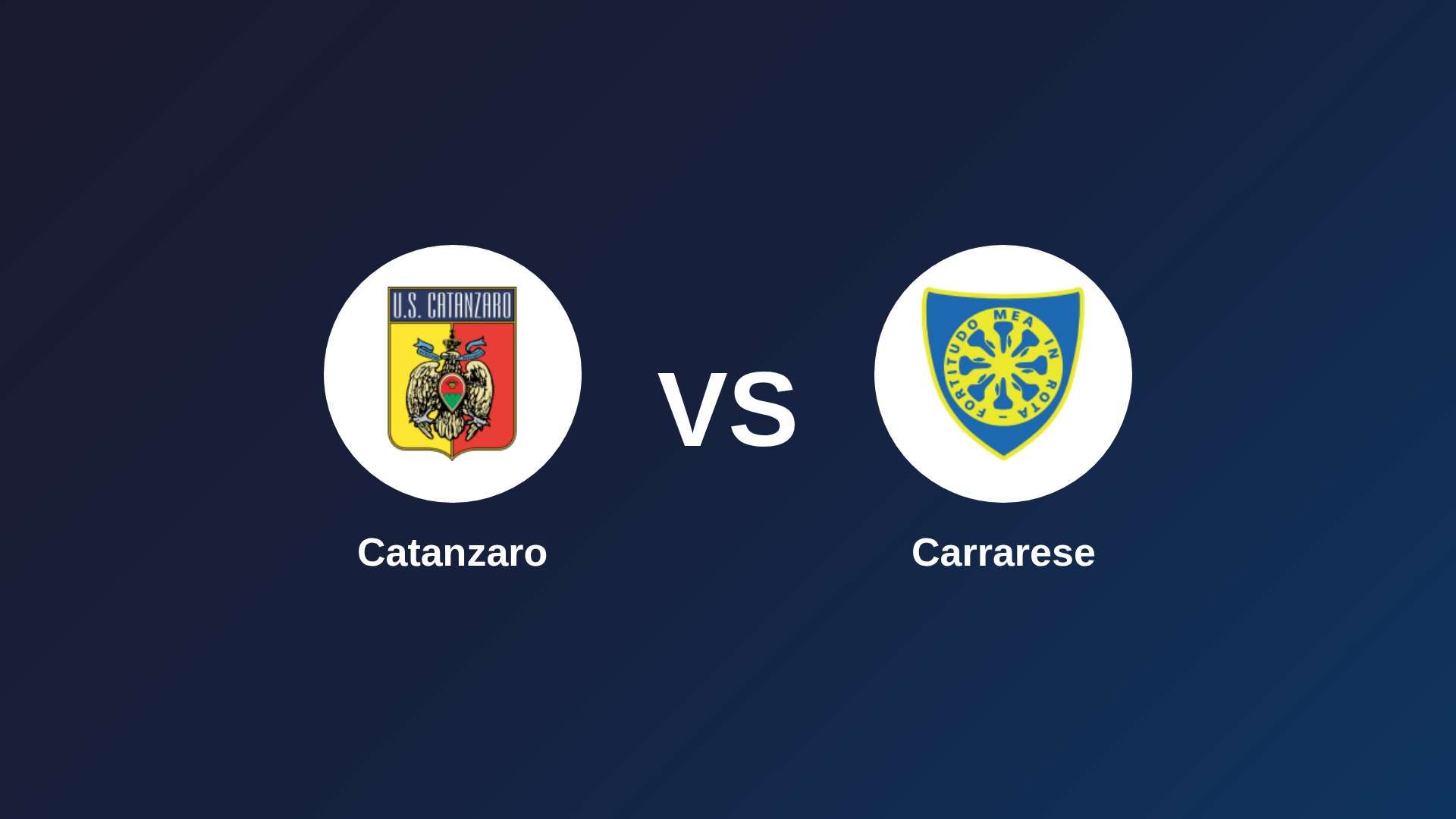 Catanzaro vs Carrarese