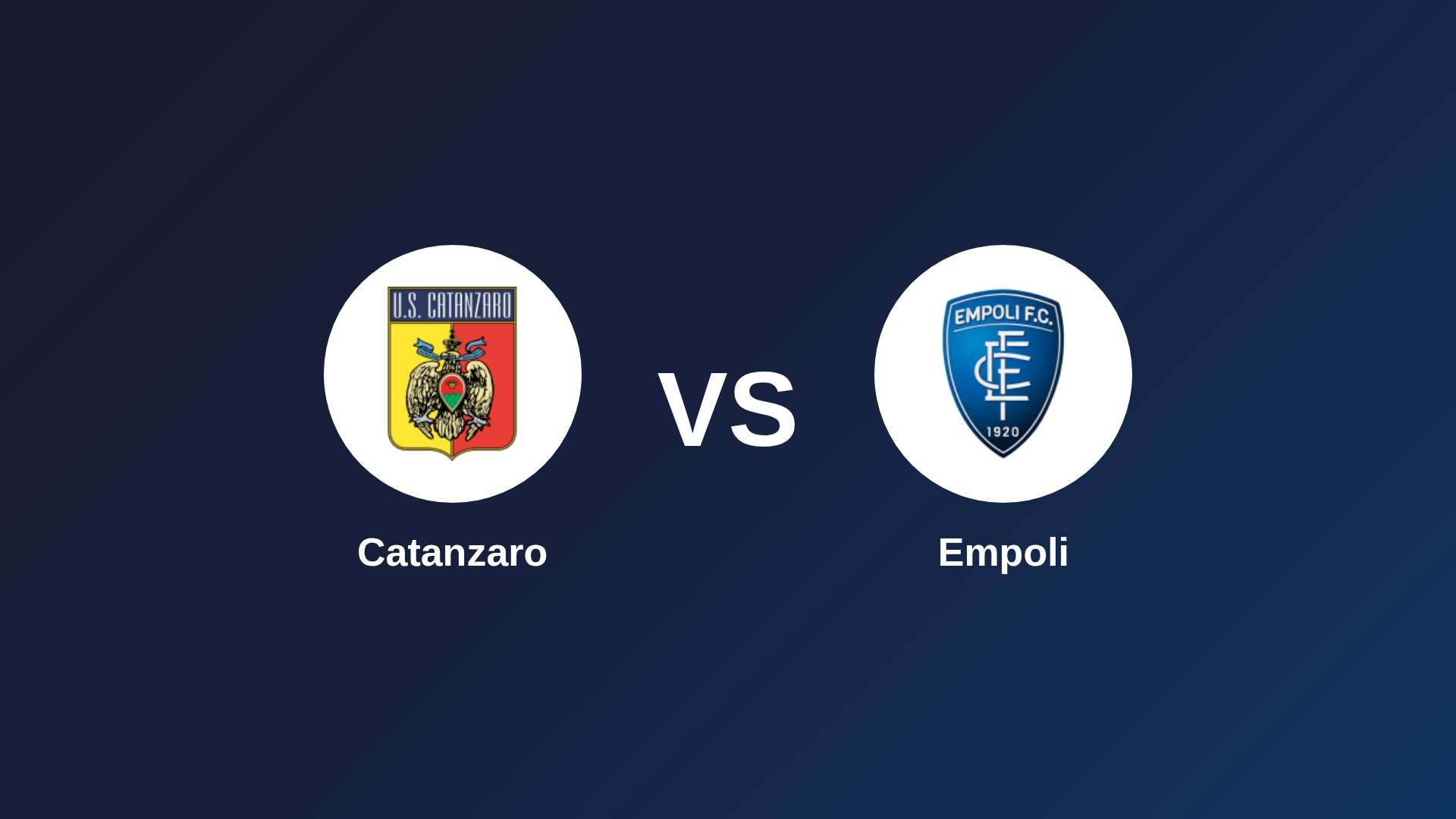 Catanzaro vs Empoli