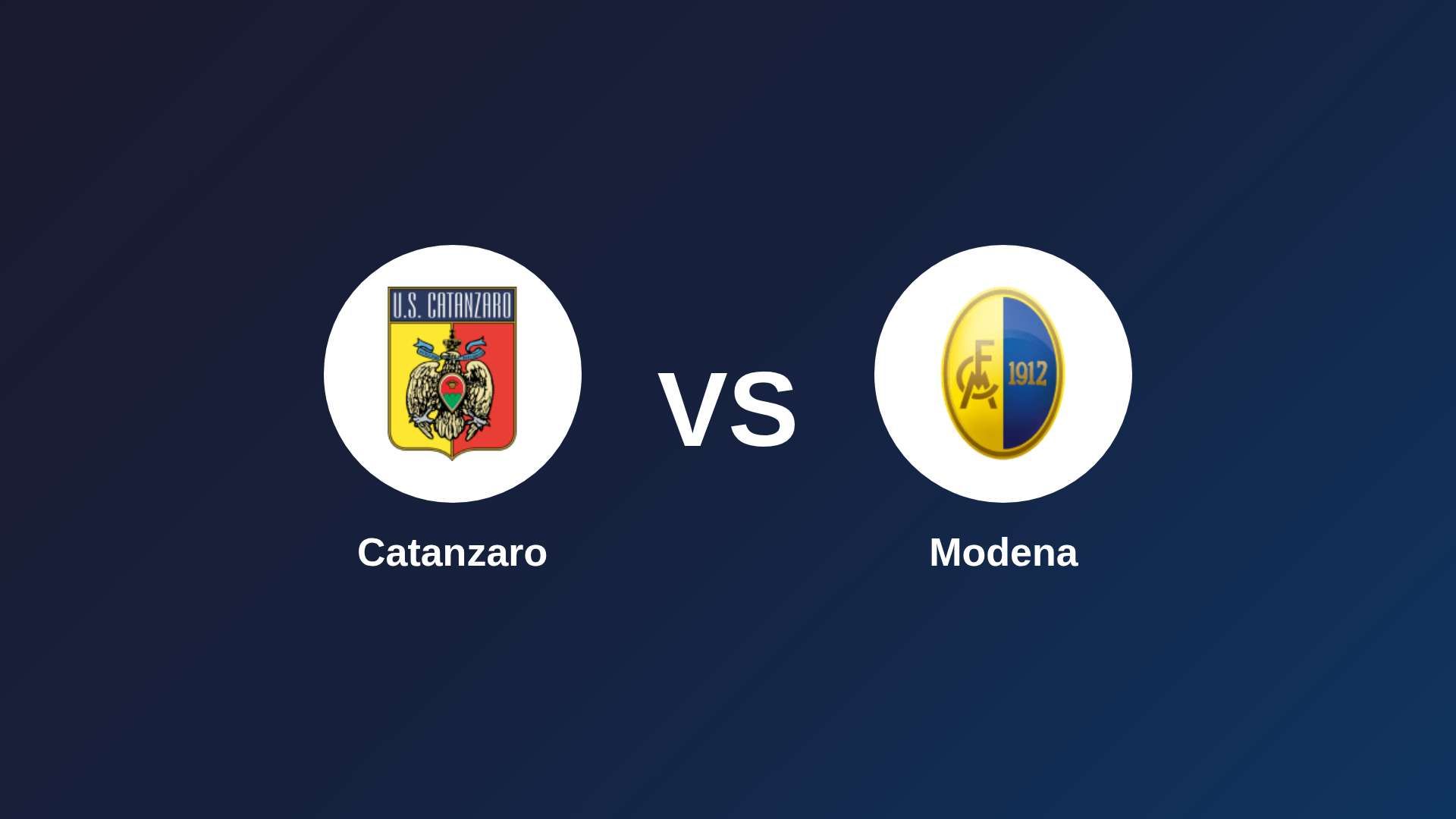 Catanzaro vs Modena