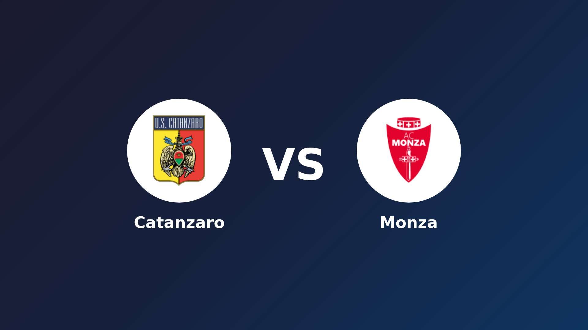 Catanzaro vs Monza