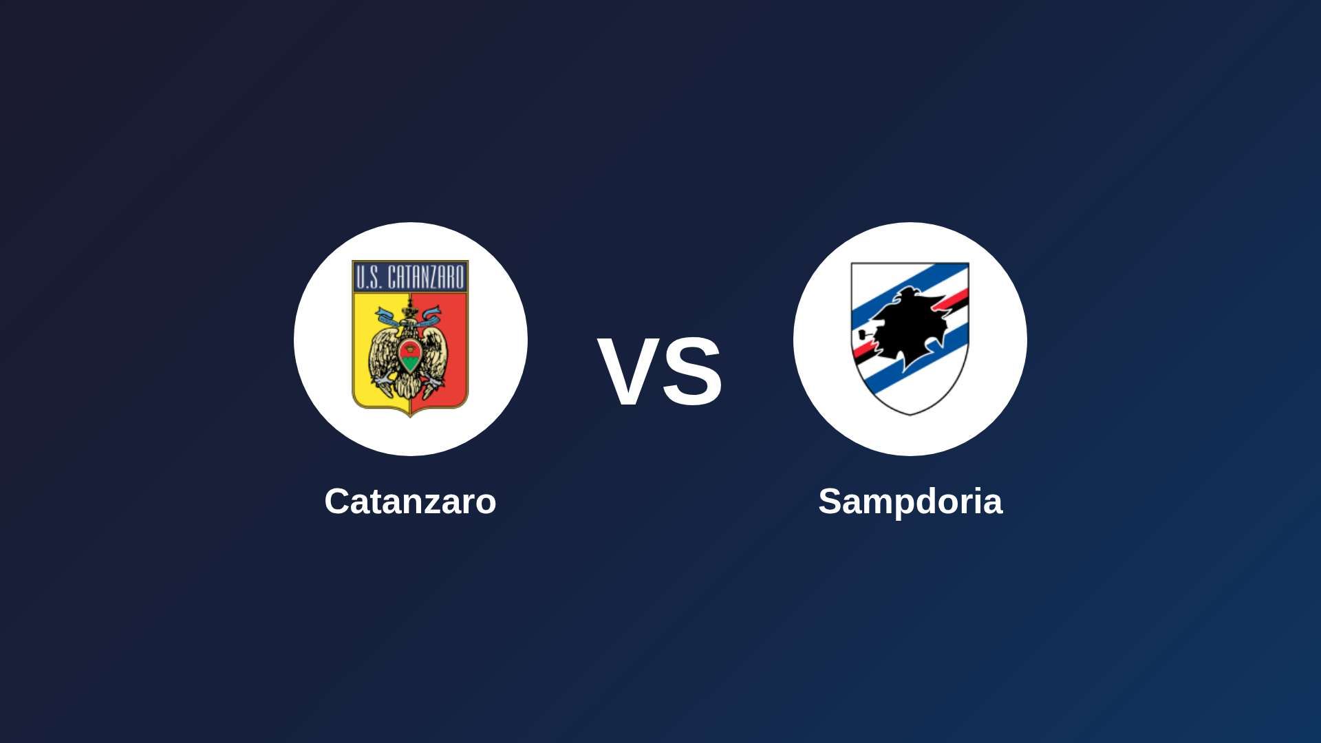 Catanzaro vs Sampdoria