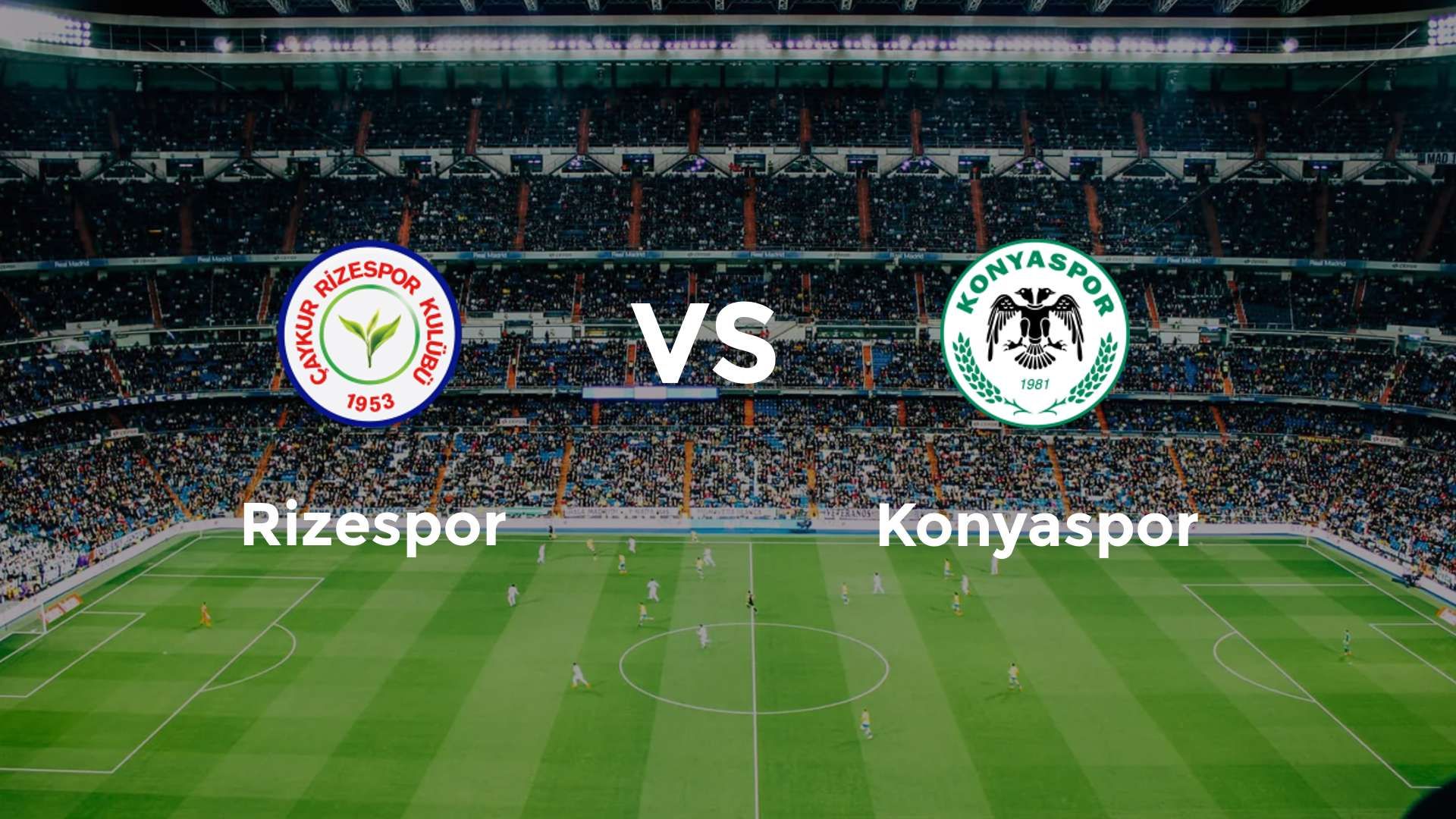 Rizespor vs Konyaspor