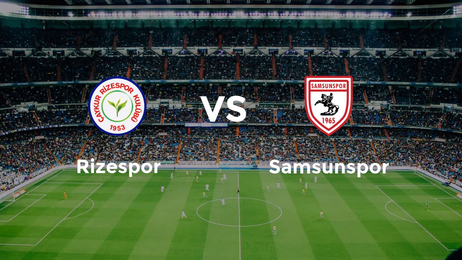 Rizespor vs Samsunspor