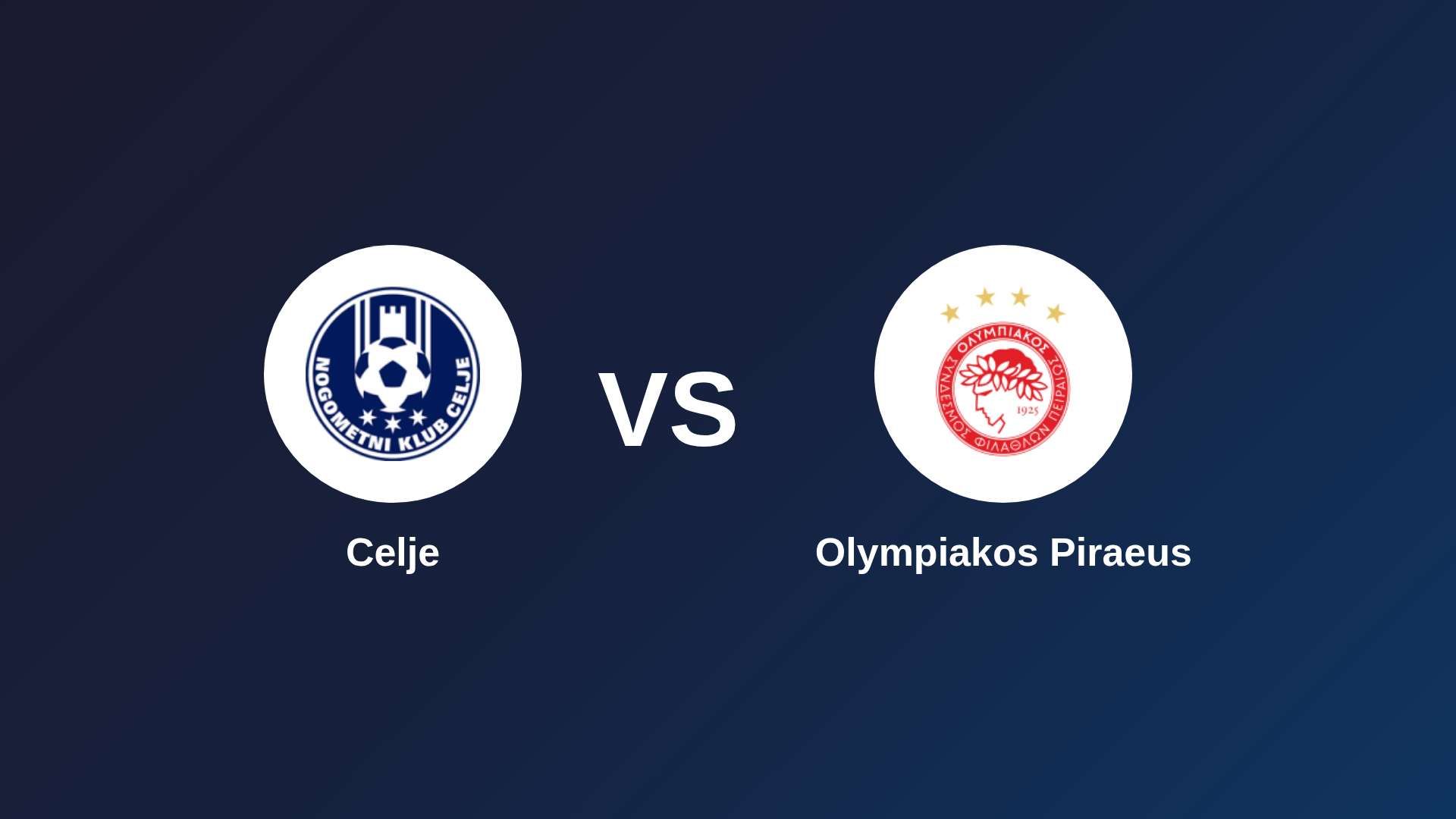 Celje vs Olympiacos F.C.
