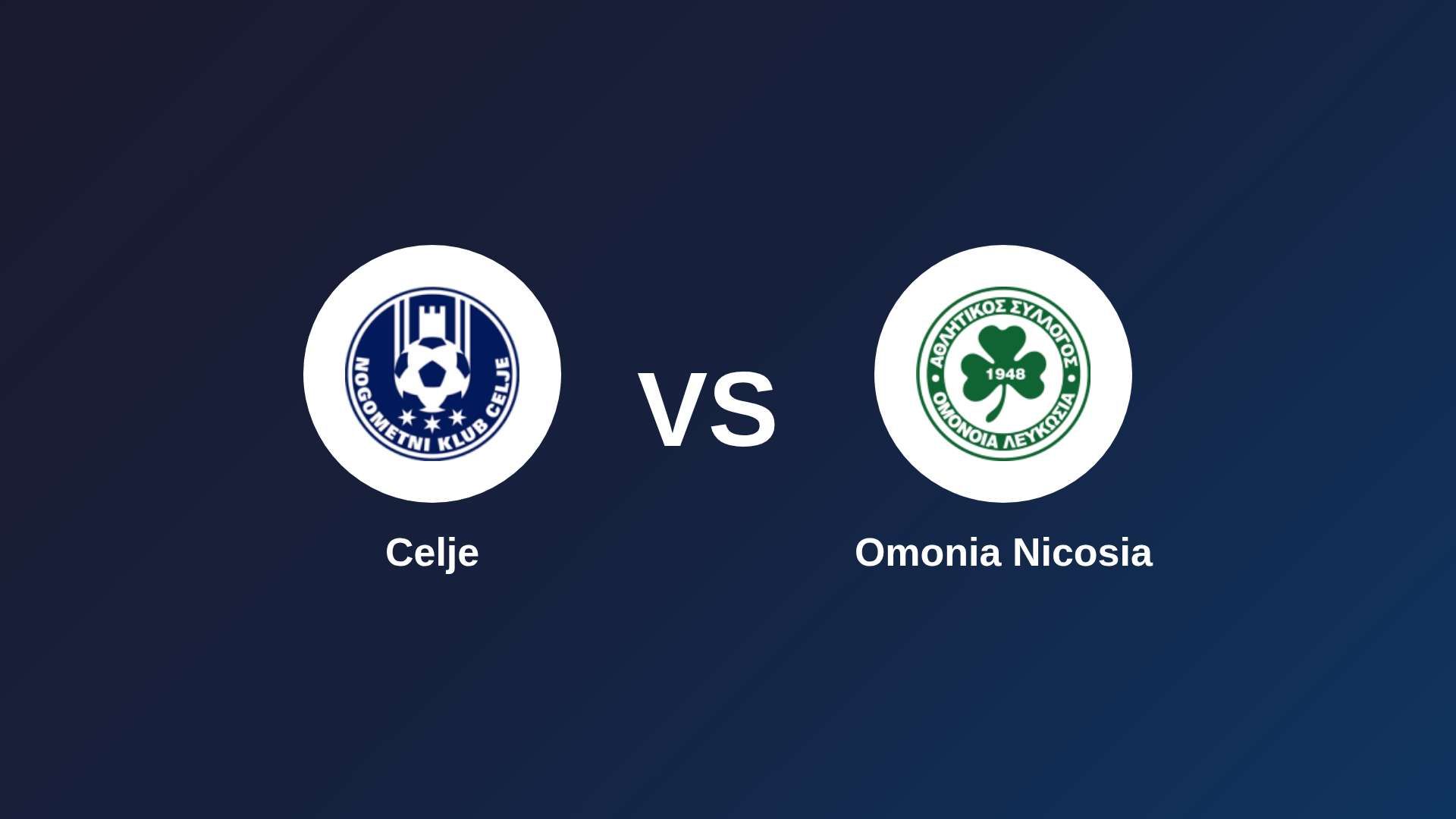Celje vs Omonia Nicosia
