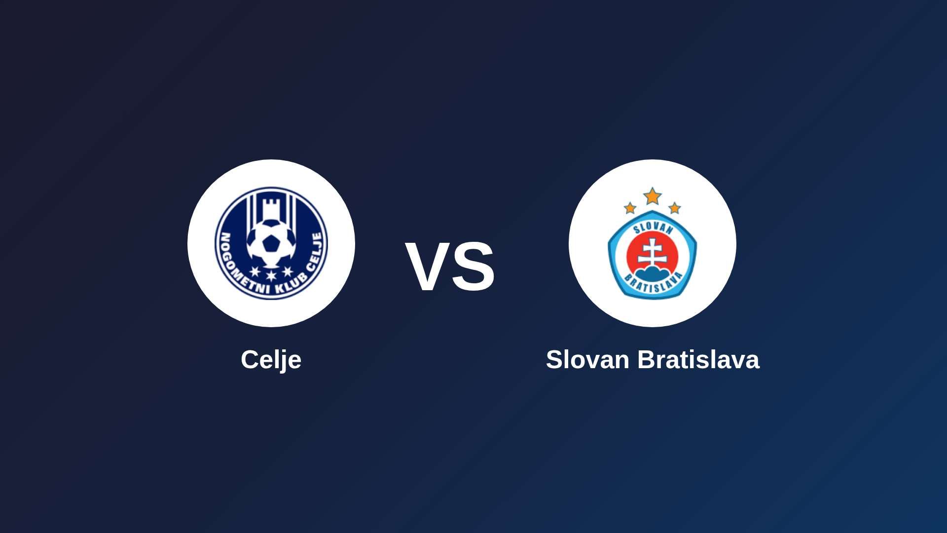 Celje vs Slovan Bratislava