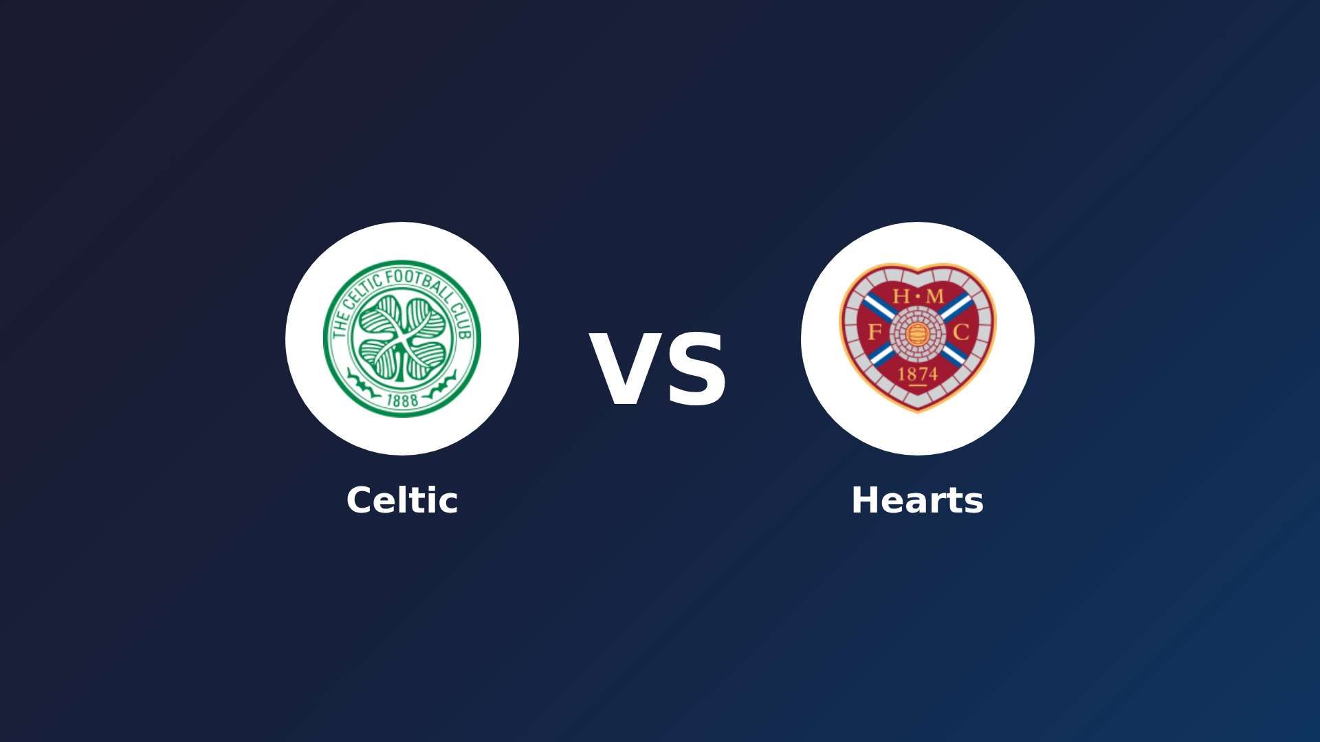 Celtic vs Hearts