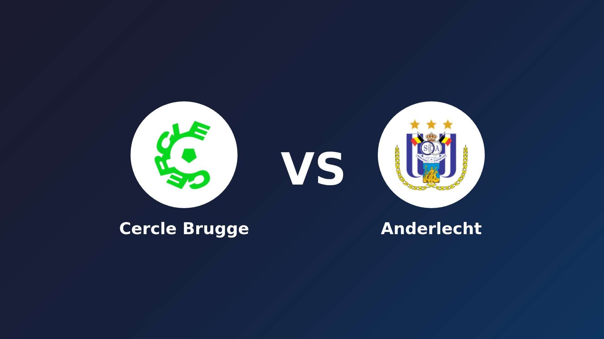 Cercle Brugge vs Anderlecht