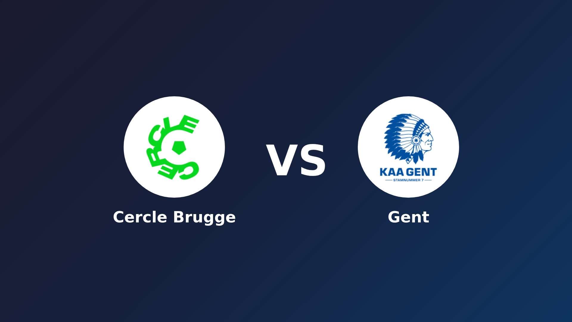 Cercle Brugge vs Gent
