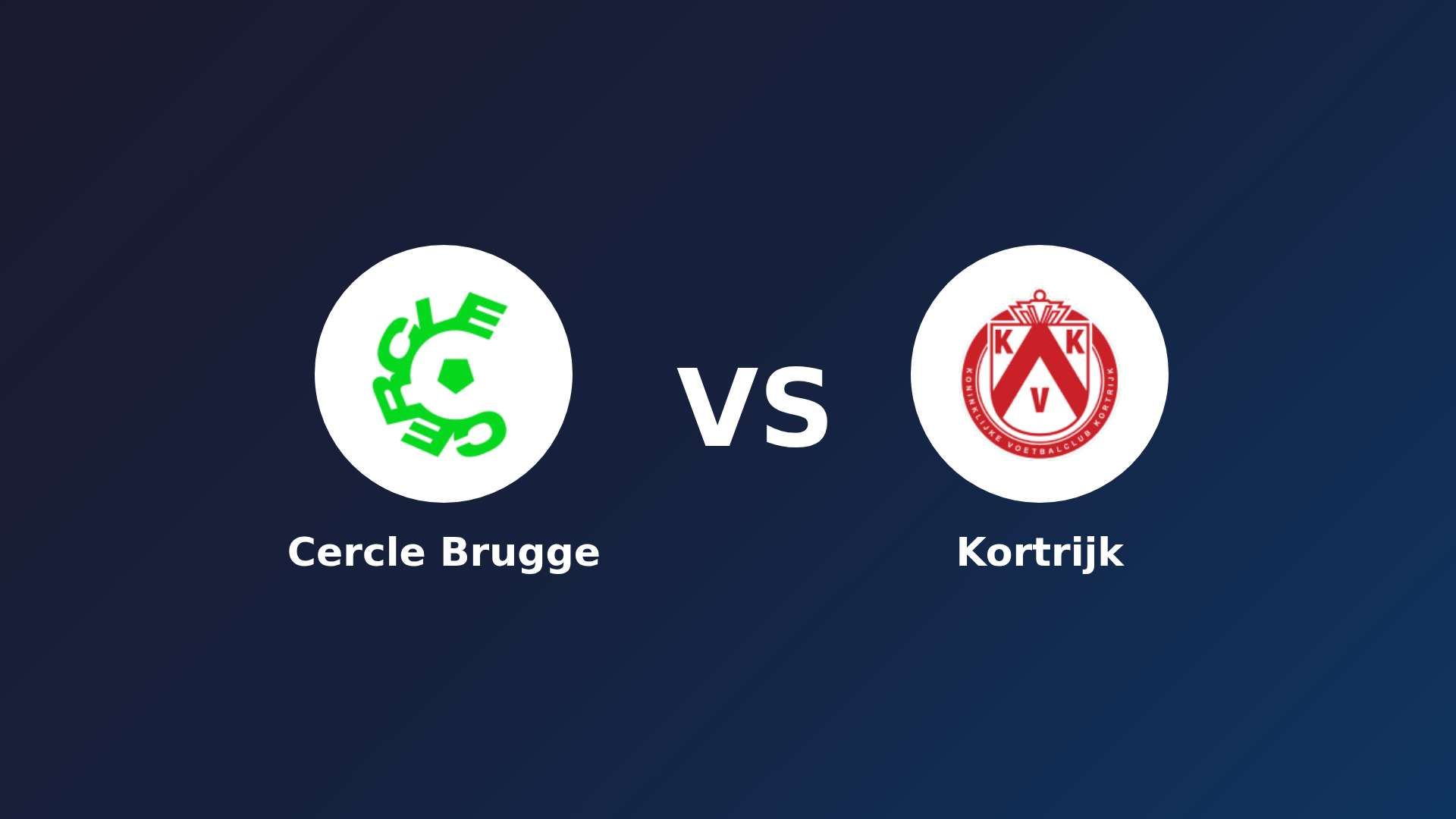 Cercle Brugge vs KV Kortrijk