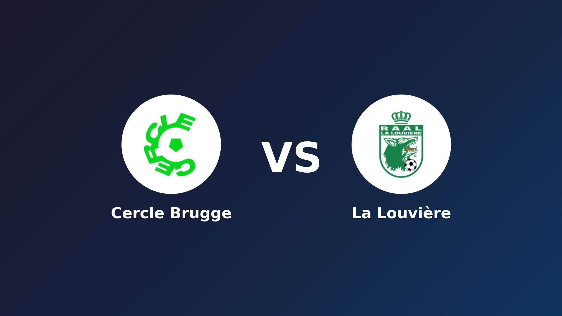 Cercle Brugge vs La Louvière