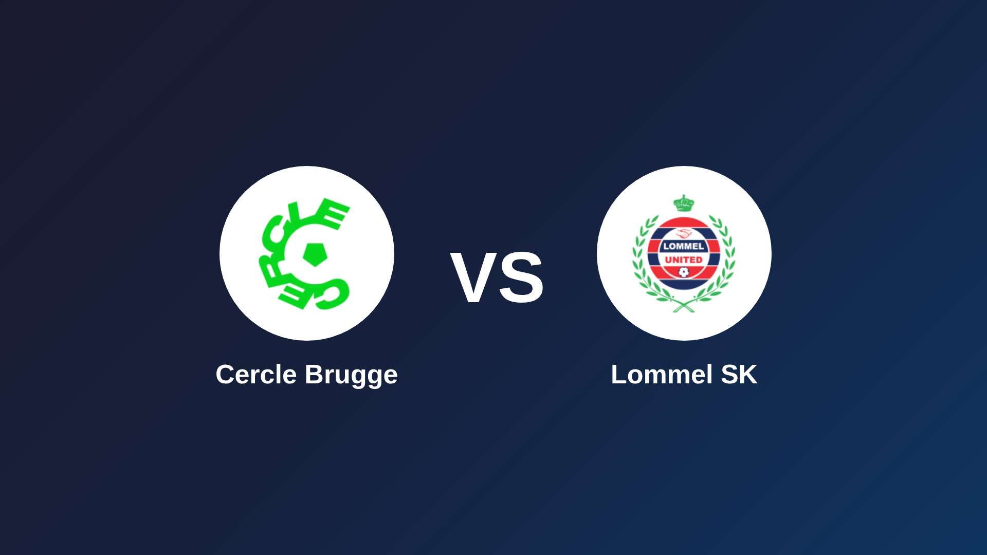 Cercle Brugge vs Lommel SK