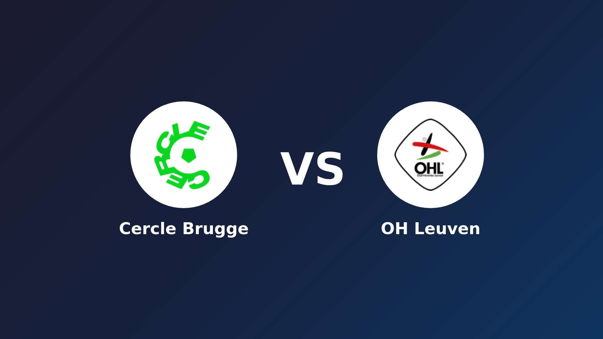 Cercle Brugge vs OH Leuven