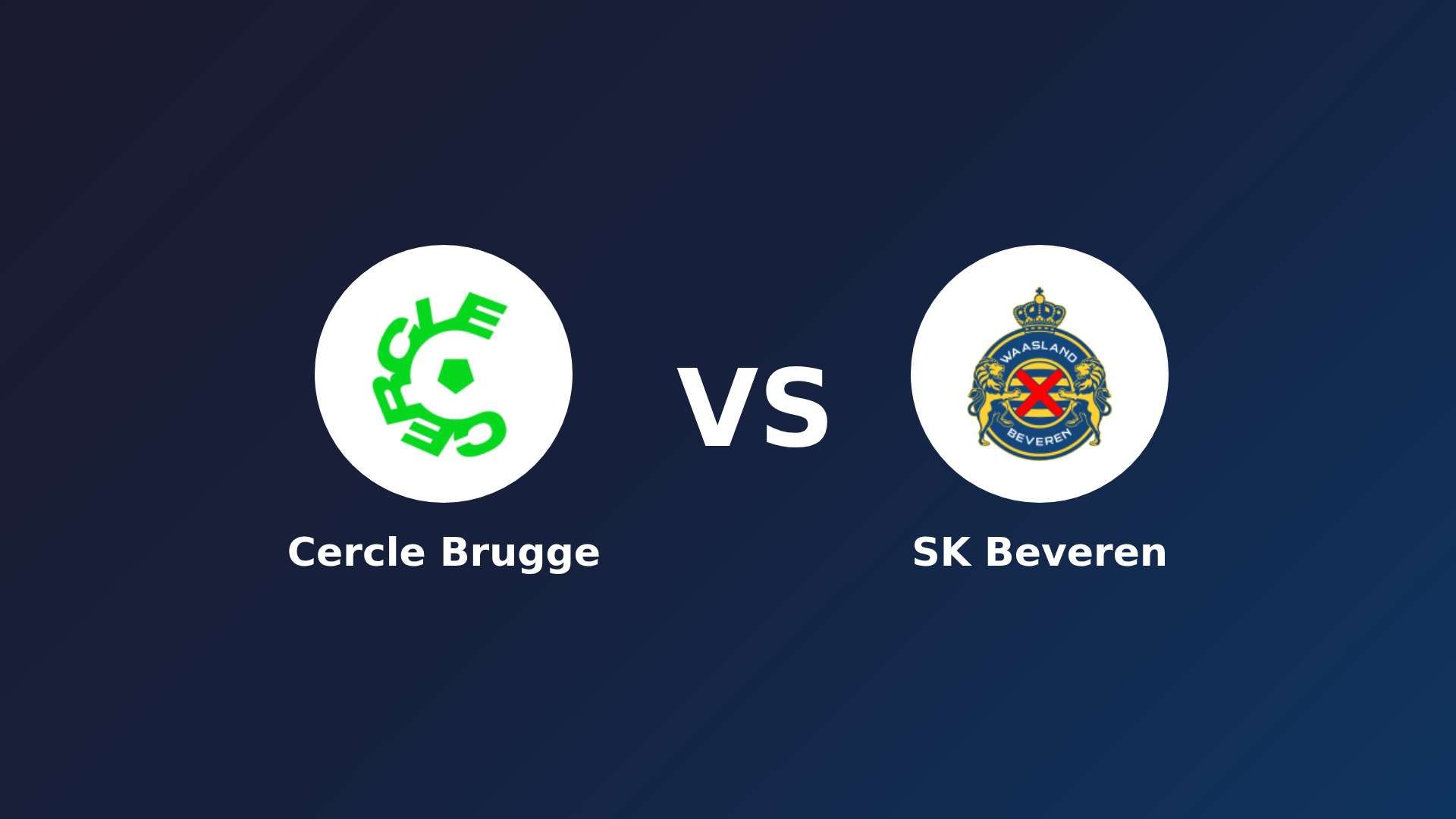 Cercle Brugge vs SK Beveren